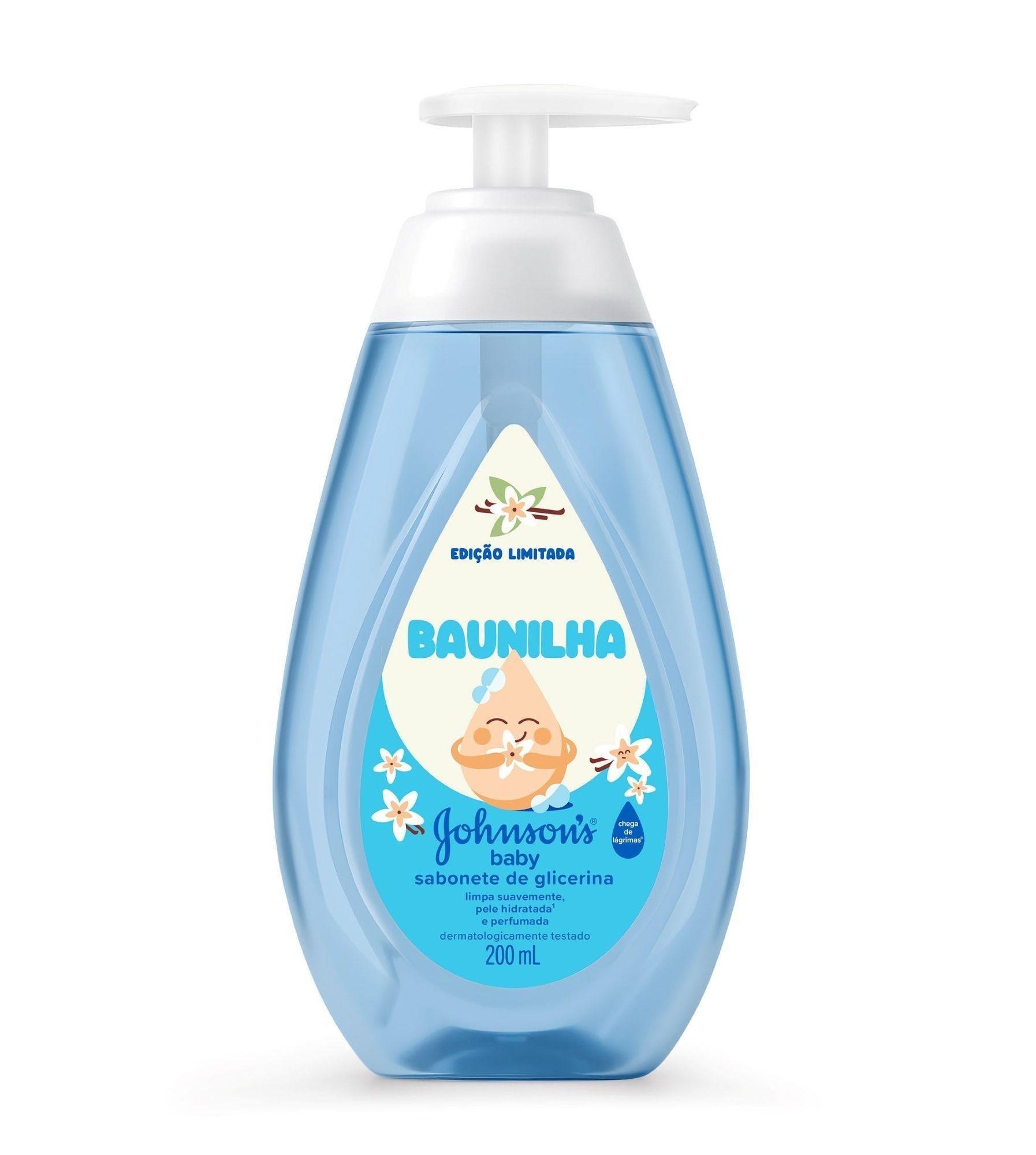 Sabonete Líquido Infantil Johnsons Baby Glicerina Baunilha 200ml — Johnsons Baby | Drogaria Taveira