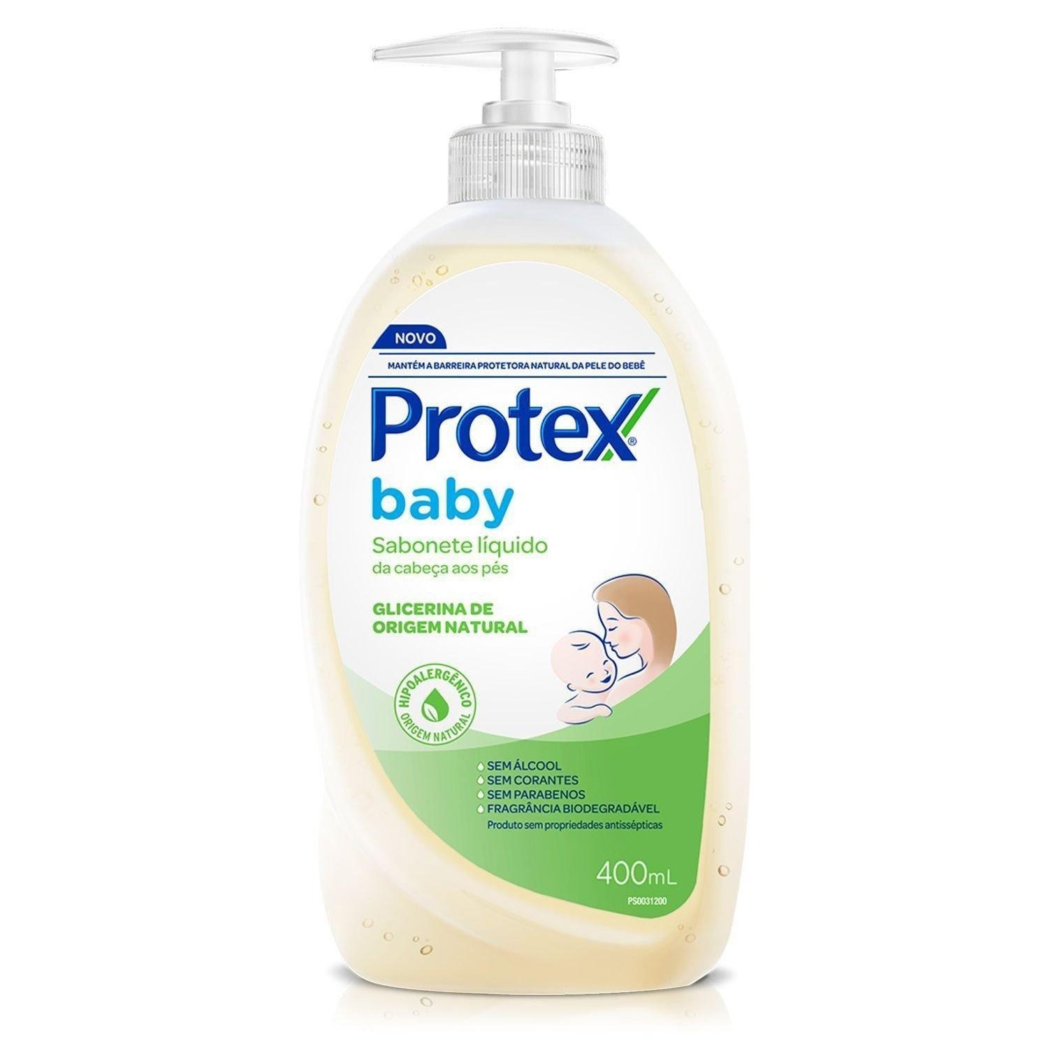 Sabonete Líquido Infantil Protex Baby Glicerina 400ml — imagem 2 | Drogaria Taveira