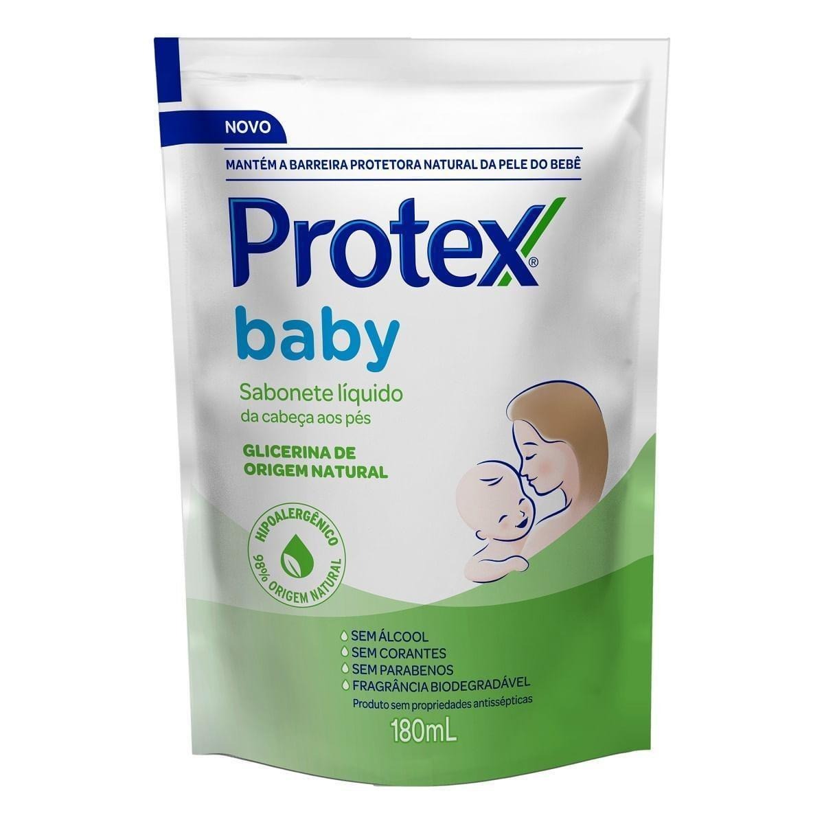 Sabonete Líquido Infantil Protex Baby Glicerina Refil 180ml — Protex | Drogaria Taveira