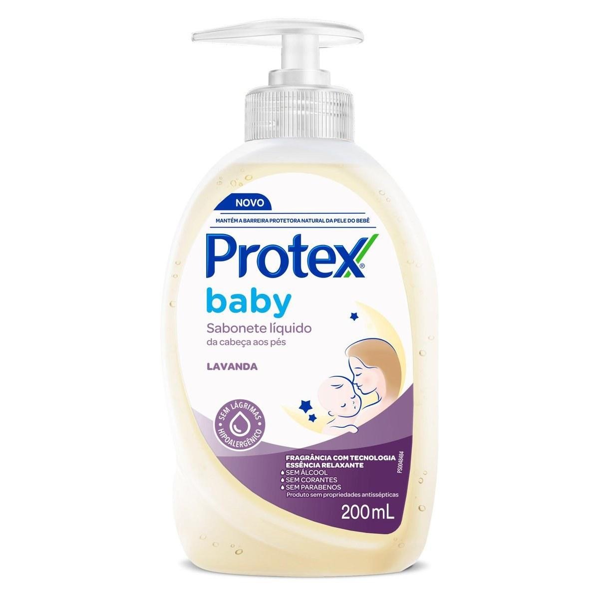 Sabonete Líquido Infantil Protex Baby Lavanda 200ml — Protex Baby | Drogaria Taveira