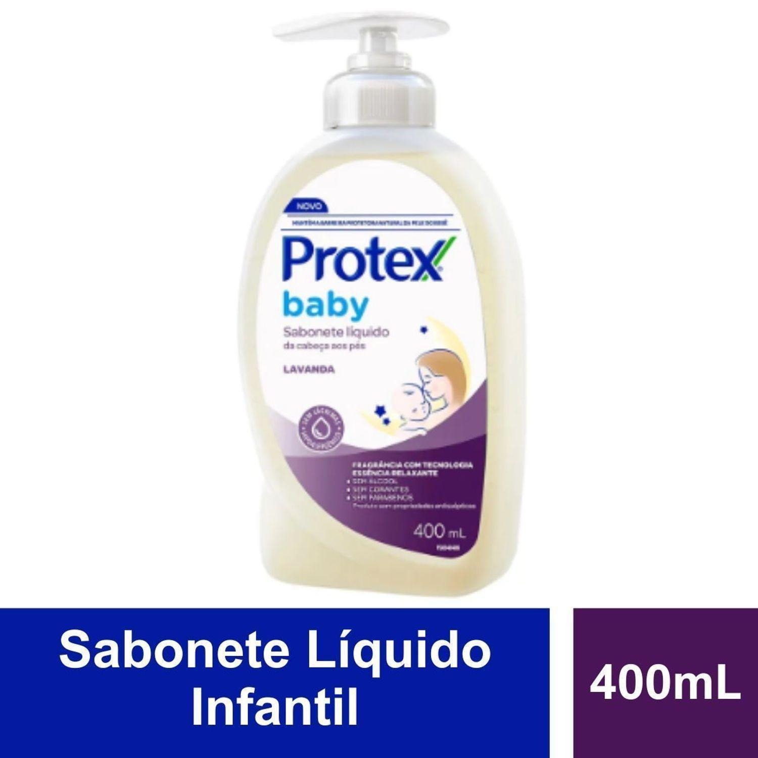 Sabonete Líquido Infantil Protex Baby Lavanda 400ml — Protex Baby | Drogaria Taveira