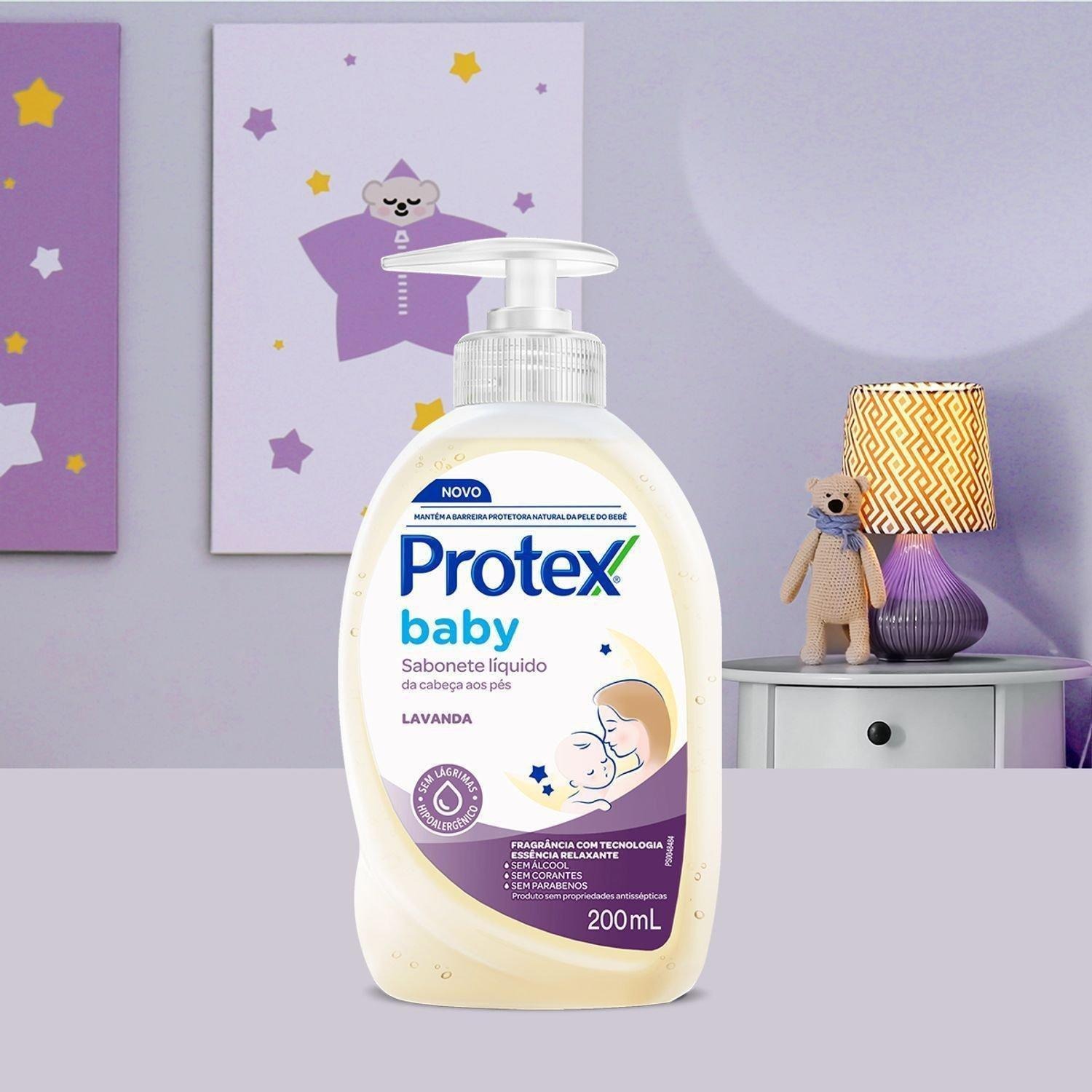 Sabonete Líquido Infantil Protex Baby Lavanda 400ml — imagem 2 | Drogaria Taveira