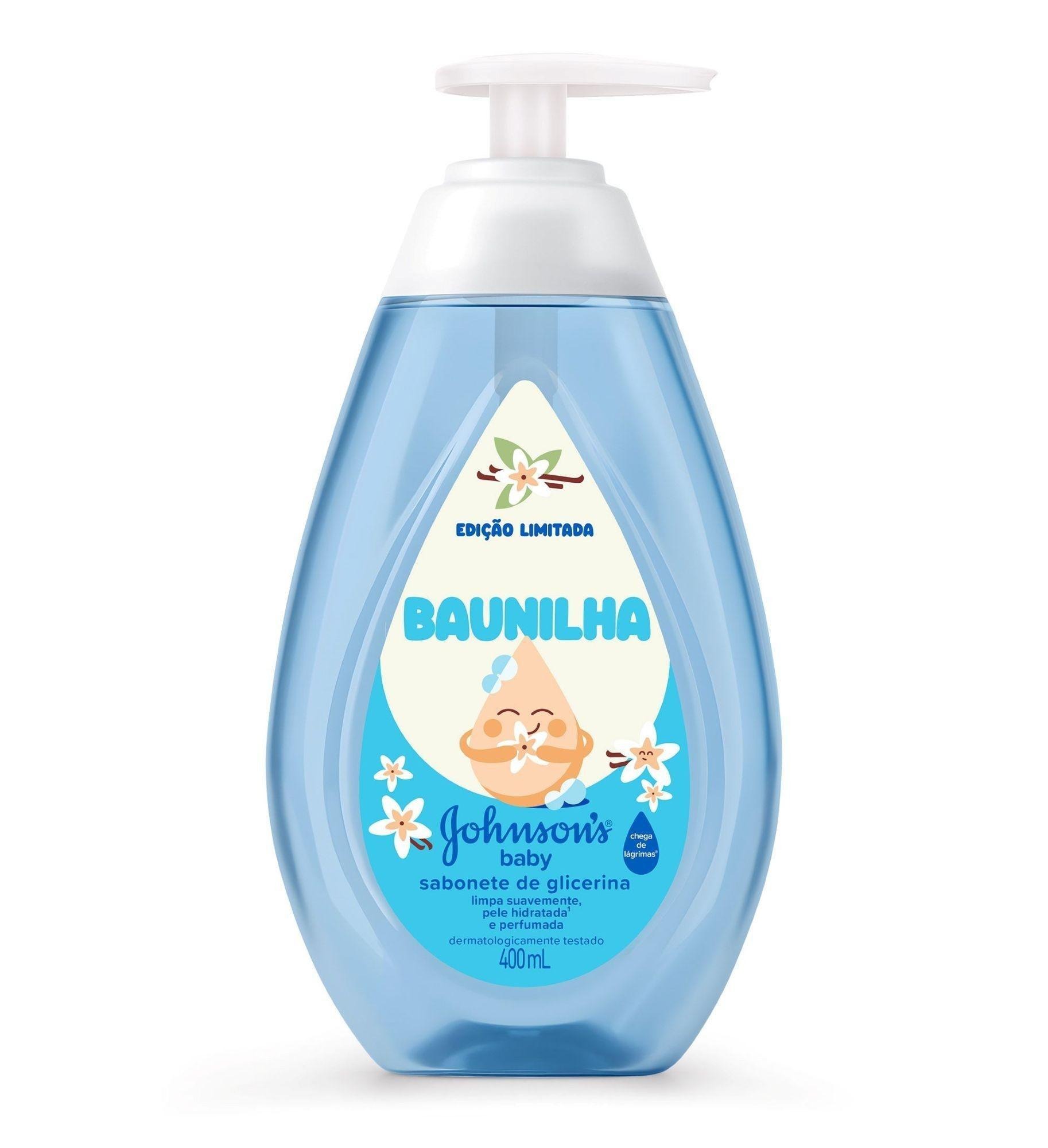 Sabonete Líquido Johnsons Baby De Glicerina Baunilha 400ml — Johnsons Baby | Drogaria Taveira