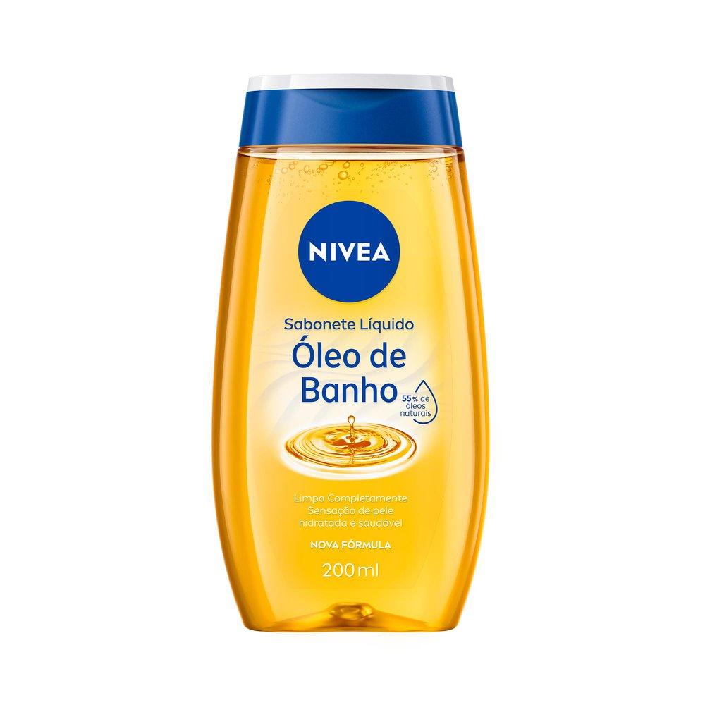 Sabonete Líquido Nivea Óleo de Banho 200ml — Nivea | Drogaria Taveira
