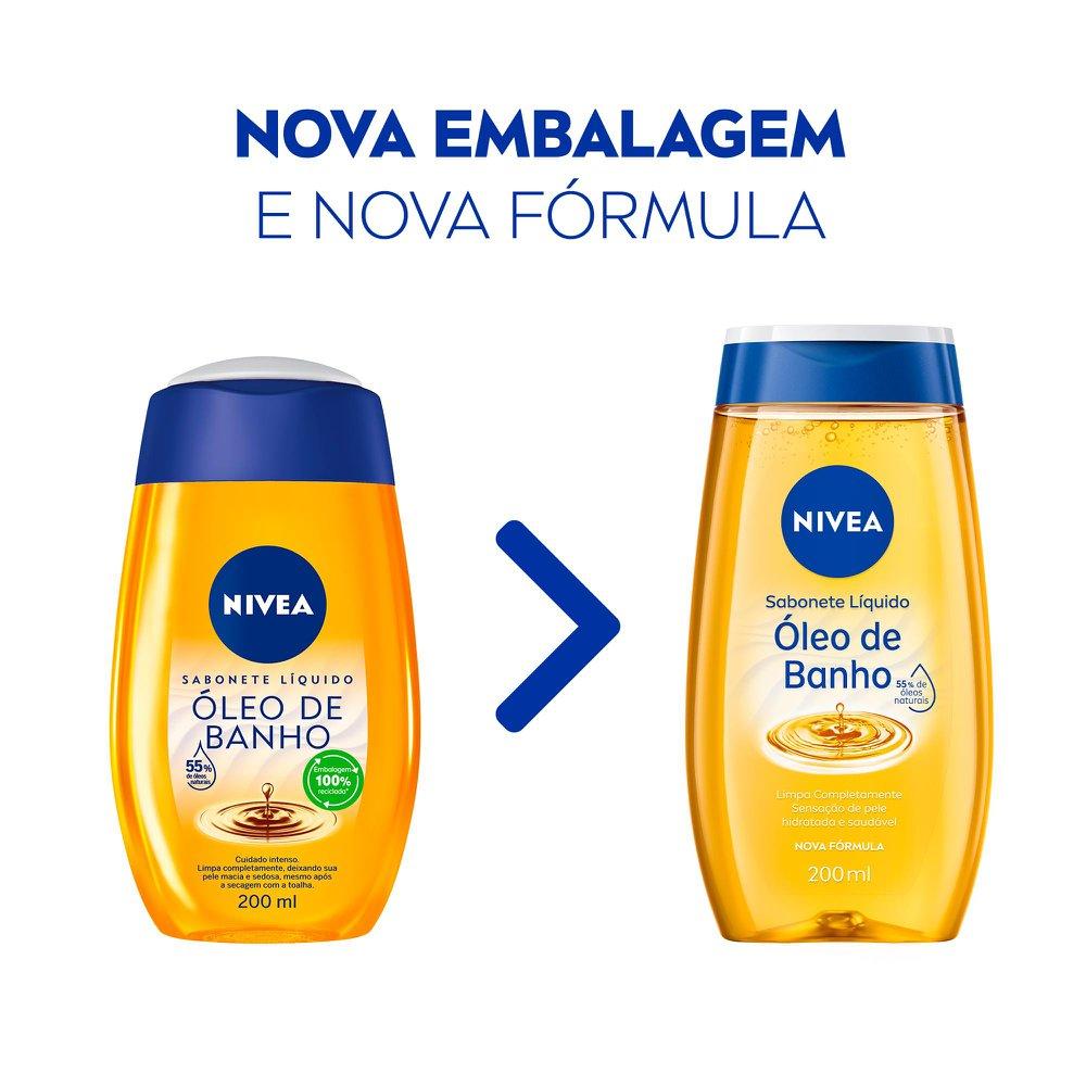 Sabonete Líquido Nivea Óleo de Banho 200ml — imagem 3 | Drogaria Taveira