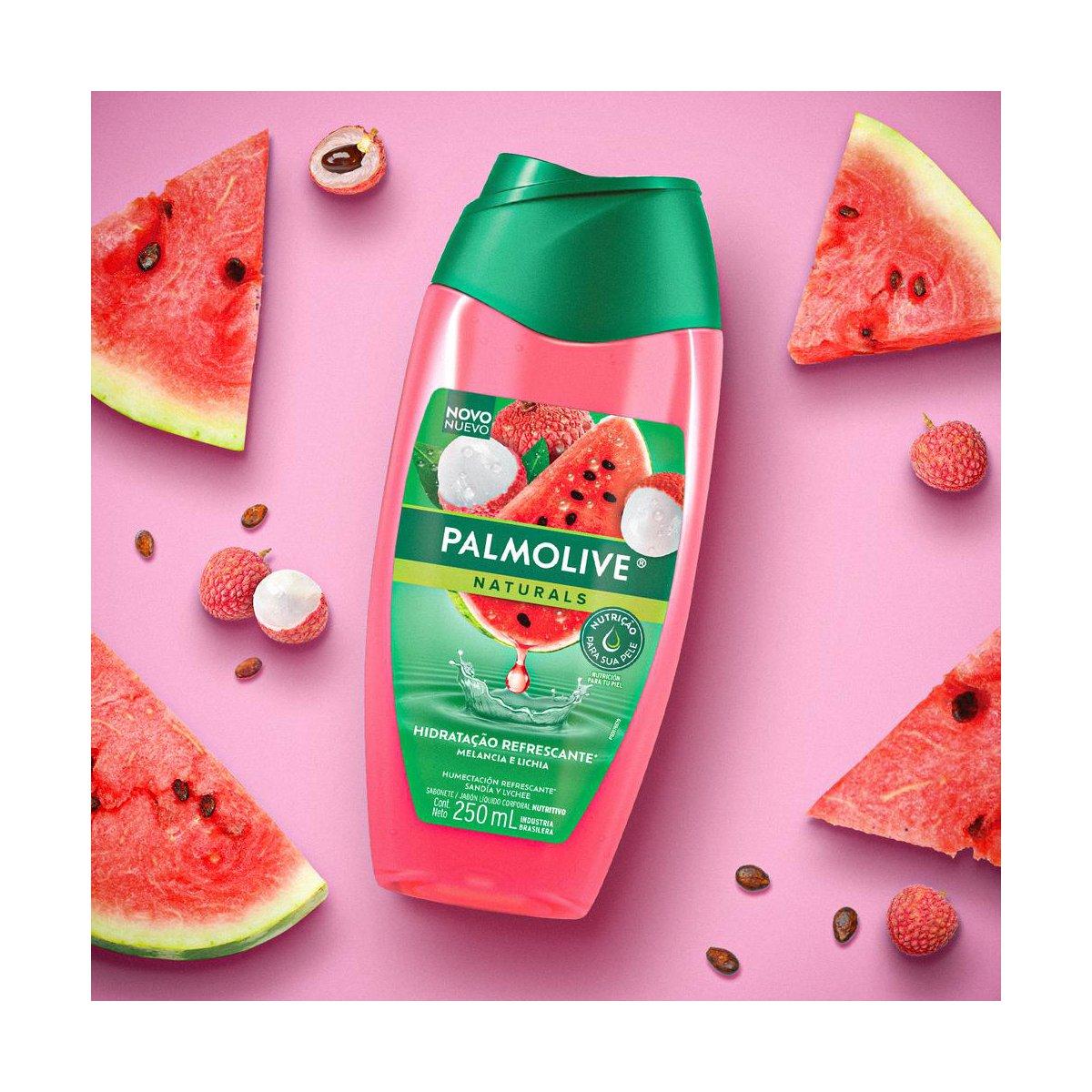 Sabonete Líquido Palmolive Naturals Melancia E Lichia 250ml — imagem 2 | Drogaria Taveira