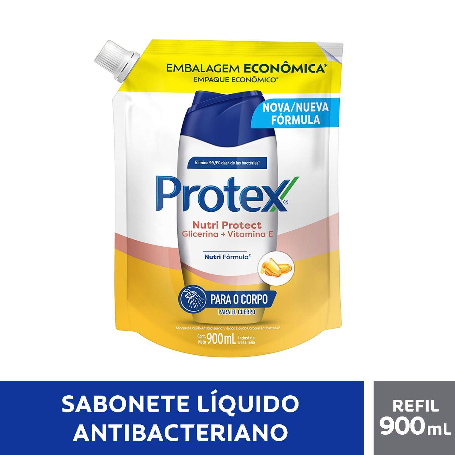 Sabonete Líquido Protex Nutri Protect Vitamina E 900ml — Protex | Drogaria Taveira