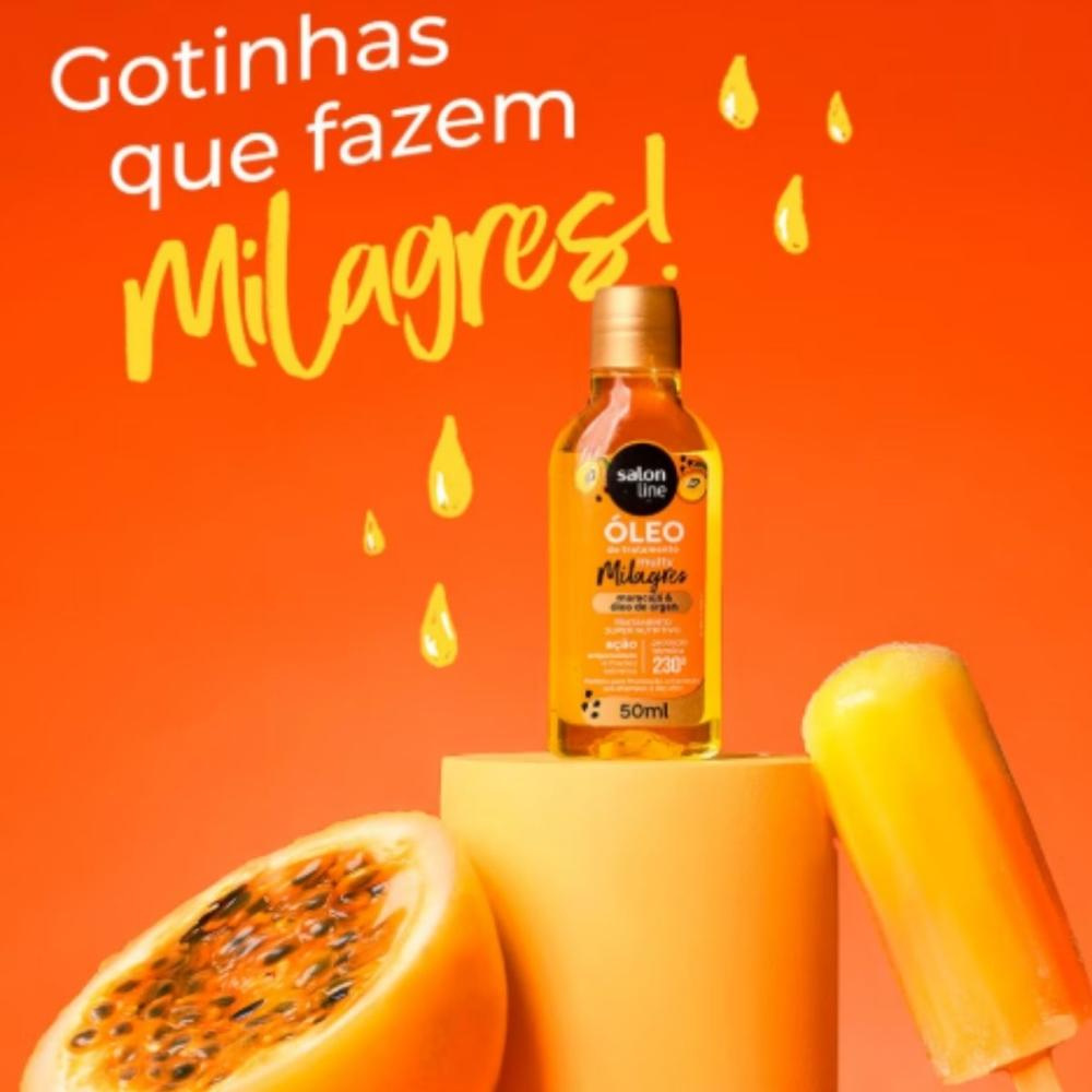 Salon Line Cachos dos Sonhos Multy Maracujá – Óleo – 50?ml — imagem 3 | Drogaria Taveira