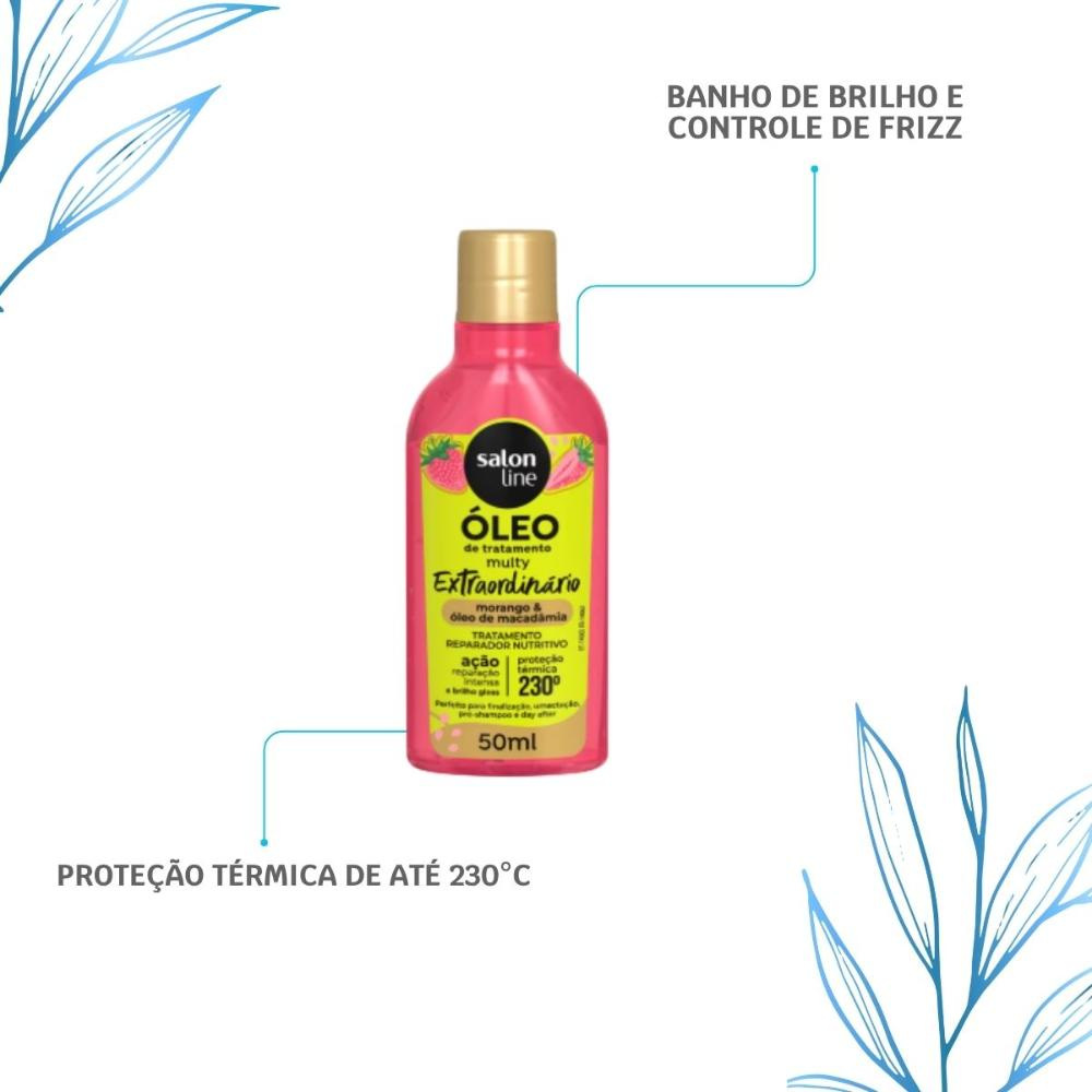 Salon Line Cachos dos Sonhos Multy Morango – Óleo – 50?ml — imagem 4 | Drogaria Taveira