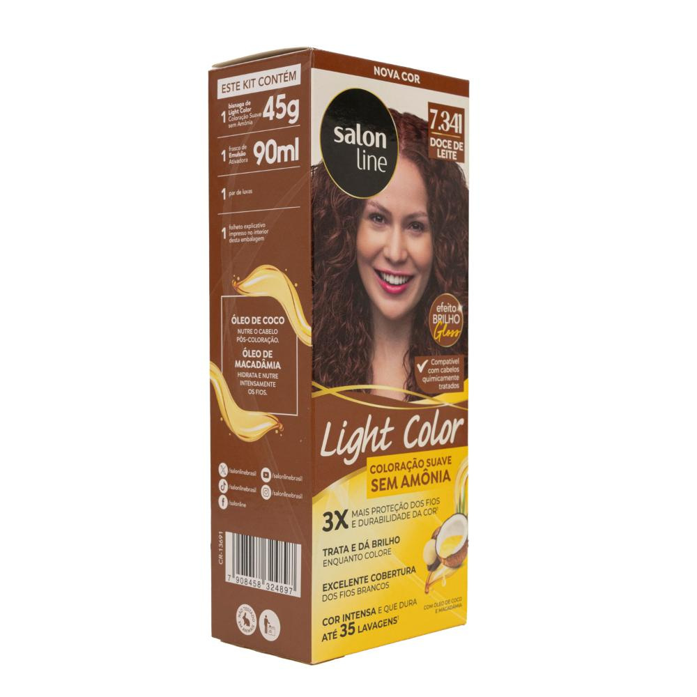 Salon Line - Light Color 7.341 Doce de Leite - Coloração — imagem 3 | Drogaria Taveira