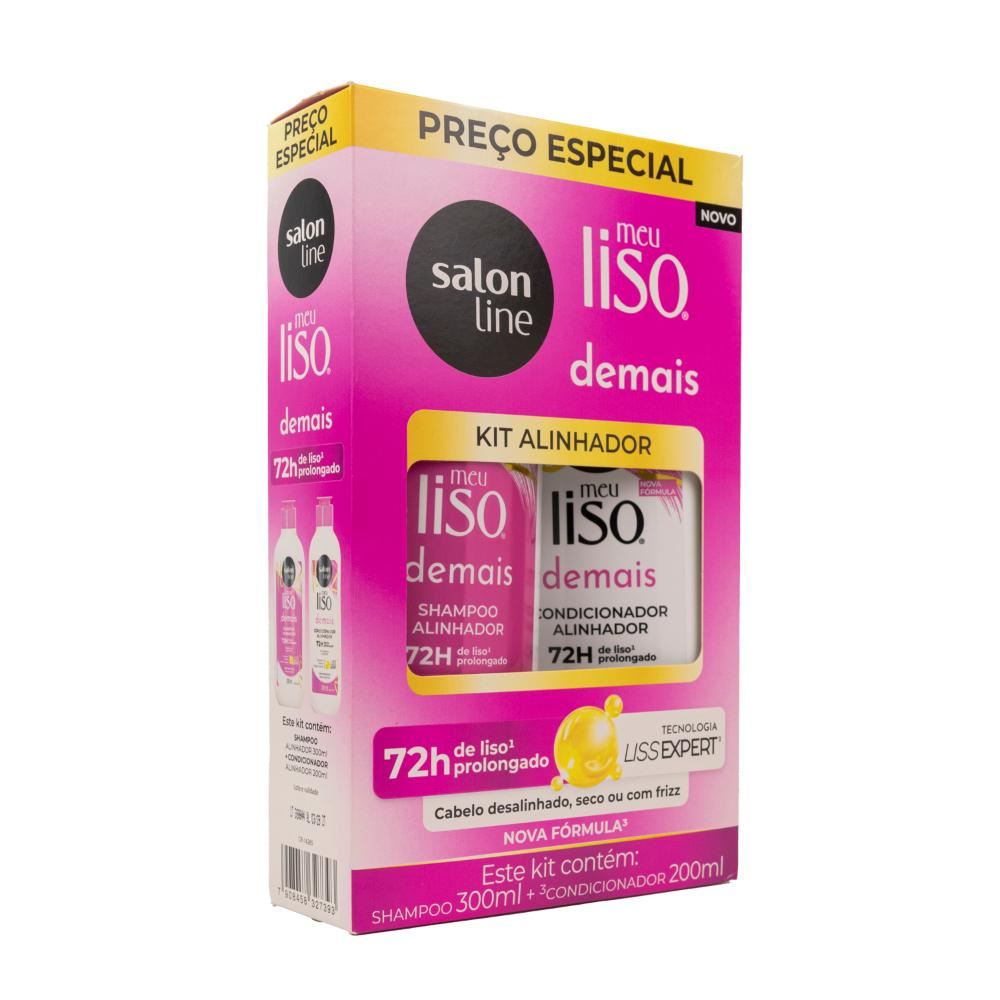 Salon Line - Meu Liso Alinhador - Kit Shampoo e Condicionador — imagem 3 | Drogaria Taveira