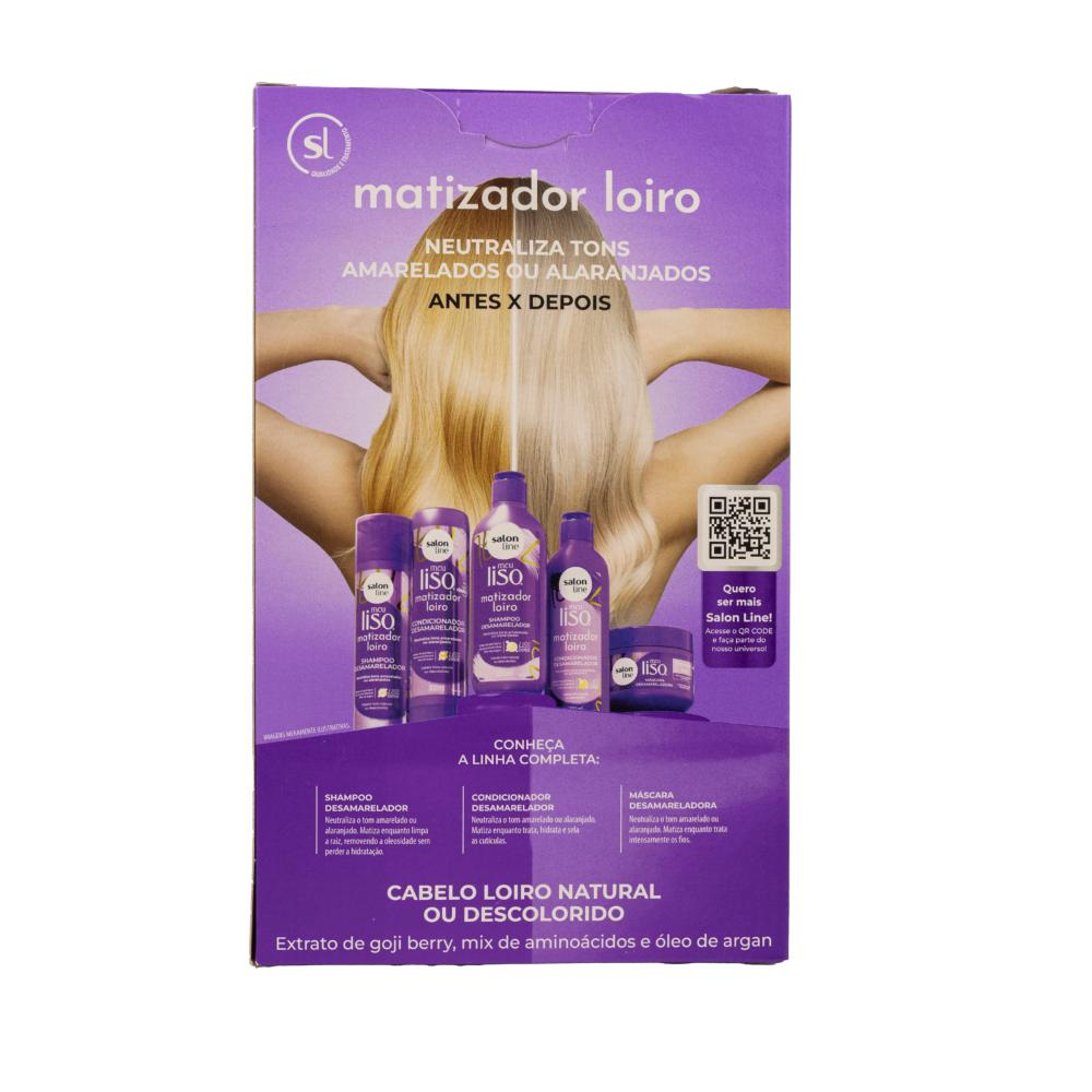 Salon Line Meu Liso Desamarelador Shampoo e Condicionador — imagem 3 | Drogaria Taveira