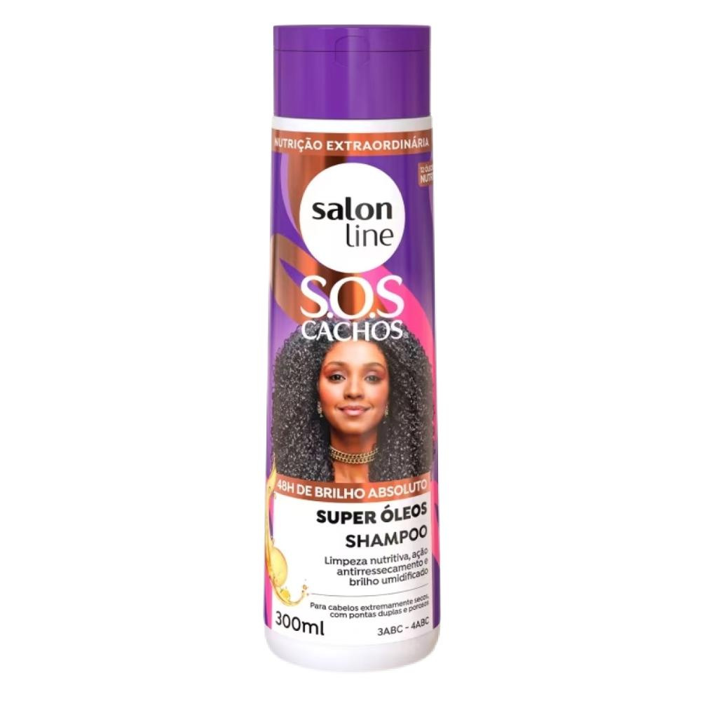 Salon Line S.O.S Cachos Super Óleos Shampoo 300ml — imagem 2 | Drogaria Taveira