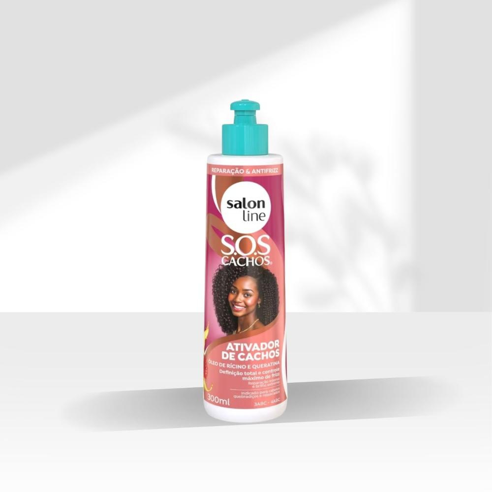 Salon Line SOS - Ativador Capilar Óleo de Rícino e Queratina - 300ml — imagem 3 | Drogaria Taveira