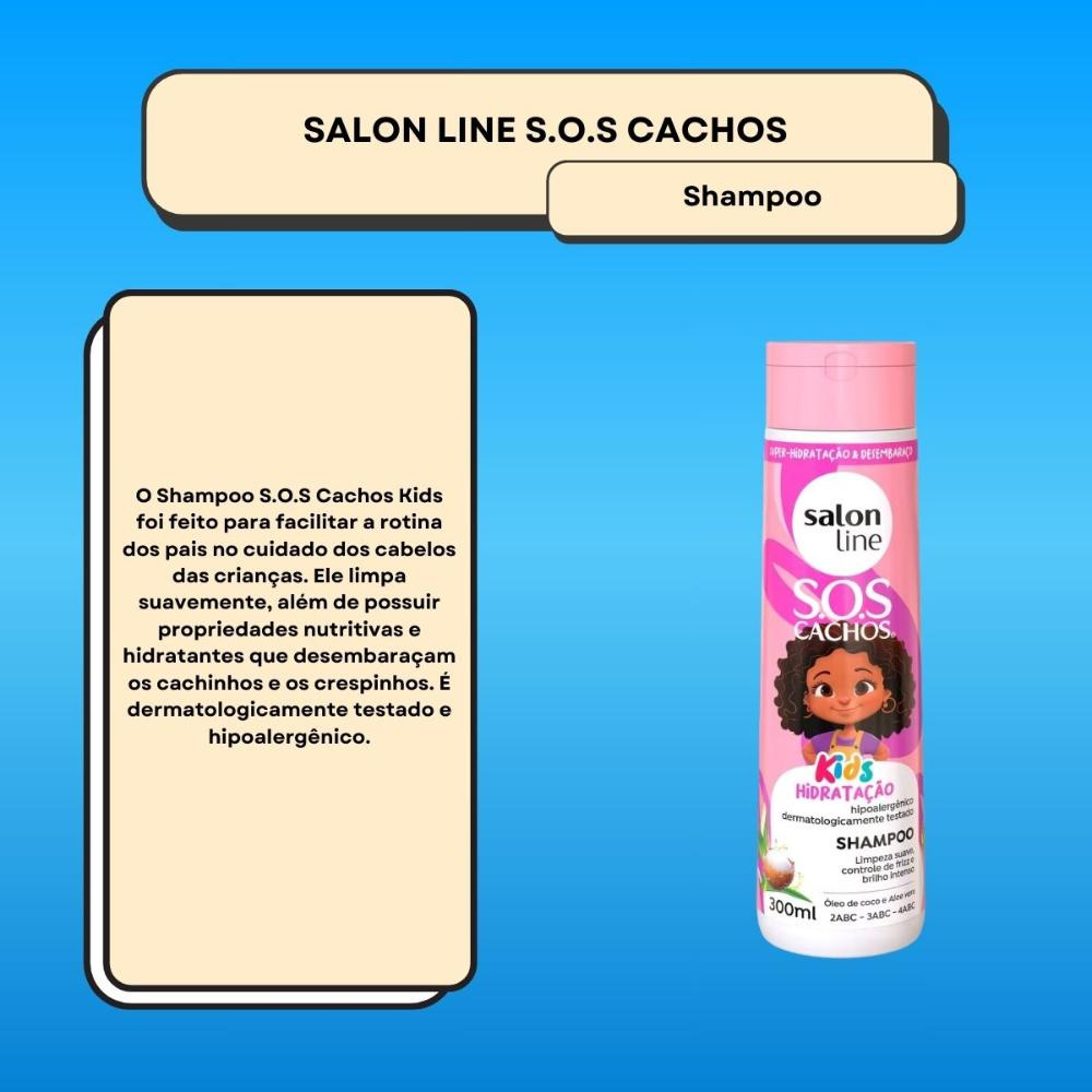 Salon Line SOS Cachos Kids Super Óleos Shampoo 300ml — imagem 2 | Drogaria Taveira