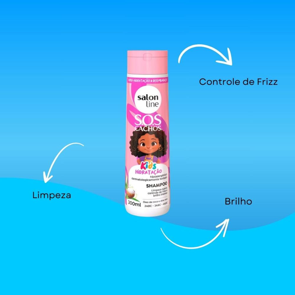 Salon Line SOS Cachos Kids Super Óleos Shampoo 300ml — imagem 4 | Drogaria Taveira