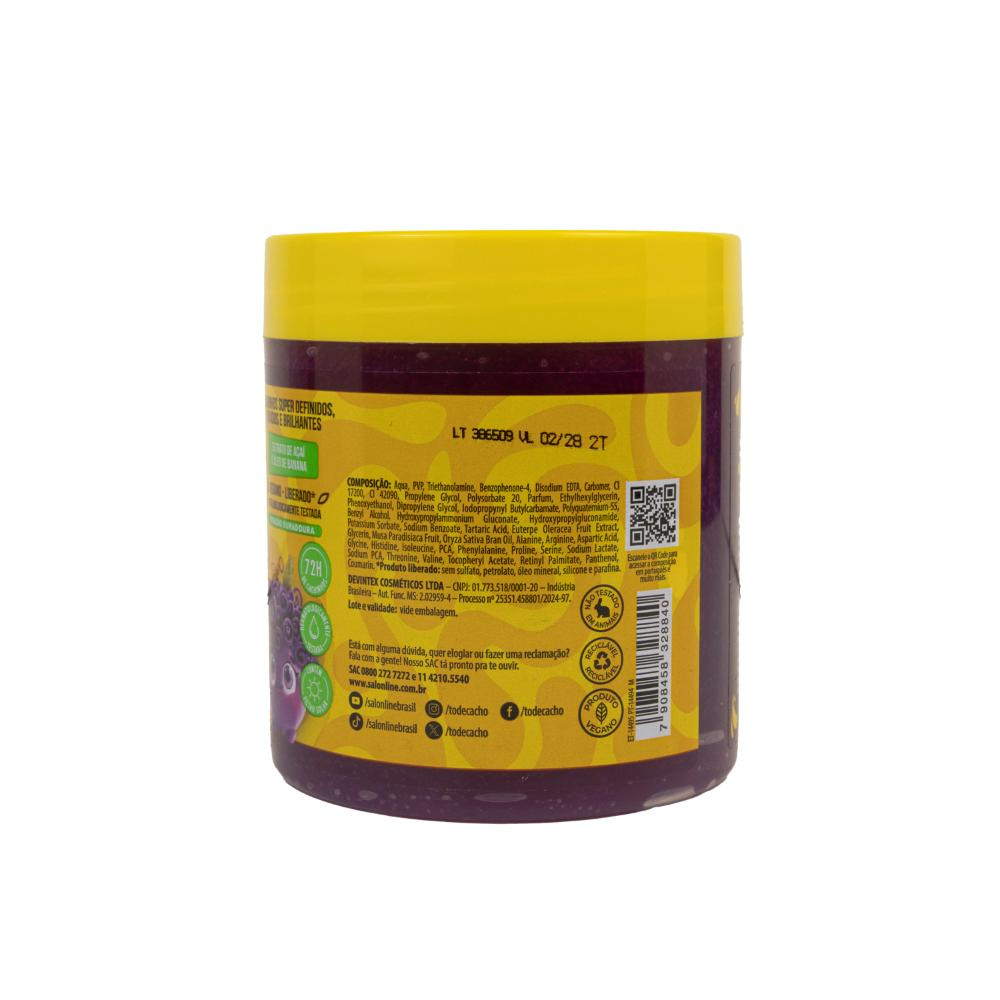 Salon Line #todecacho Açaí - Gelatina Definidora - 550ml — imagem 3 | Drogaria Taveira