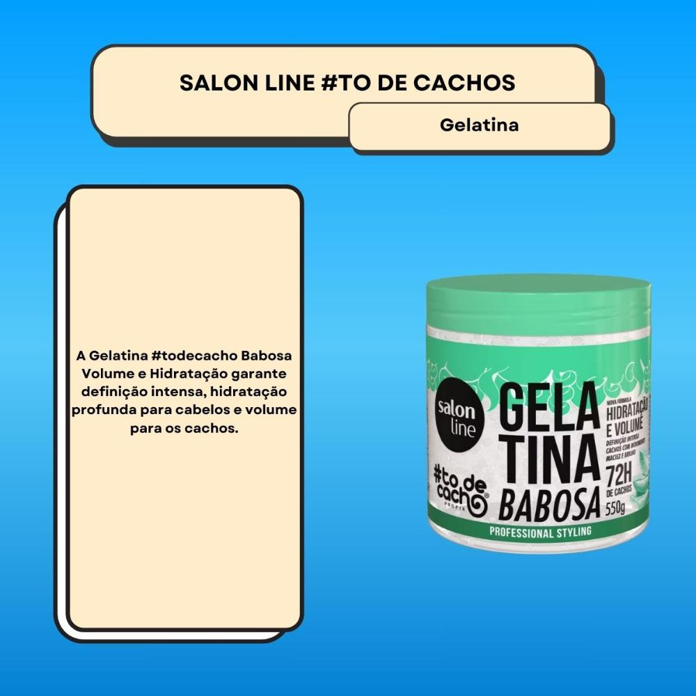Salon Line #todecacho Babosa Gelatina Volume 550g — imagem 2 | Drogaria Taveira