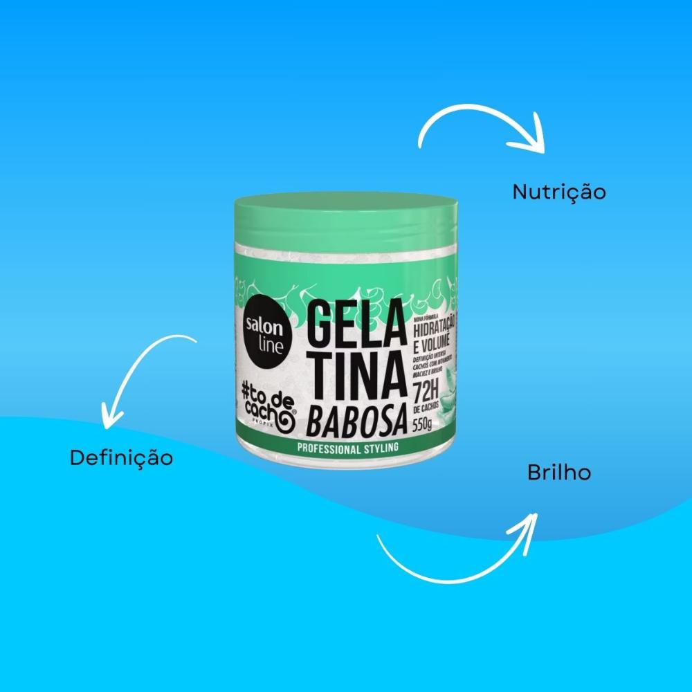 Salon Line #todecacho Babosa Gelatina Volume 550g — imagem 4 | Drogaria Taveira