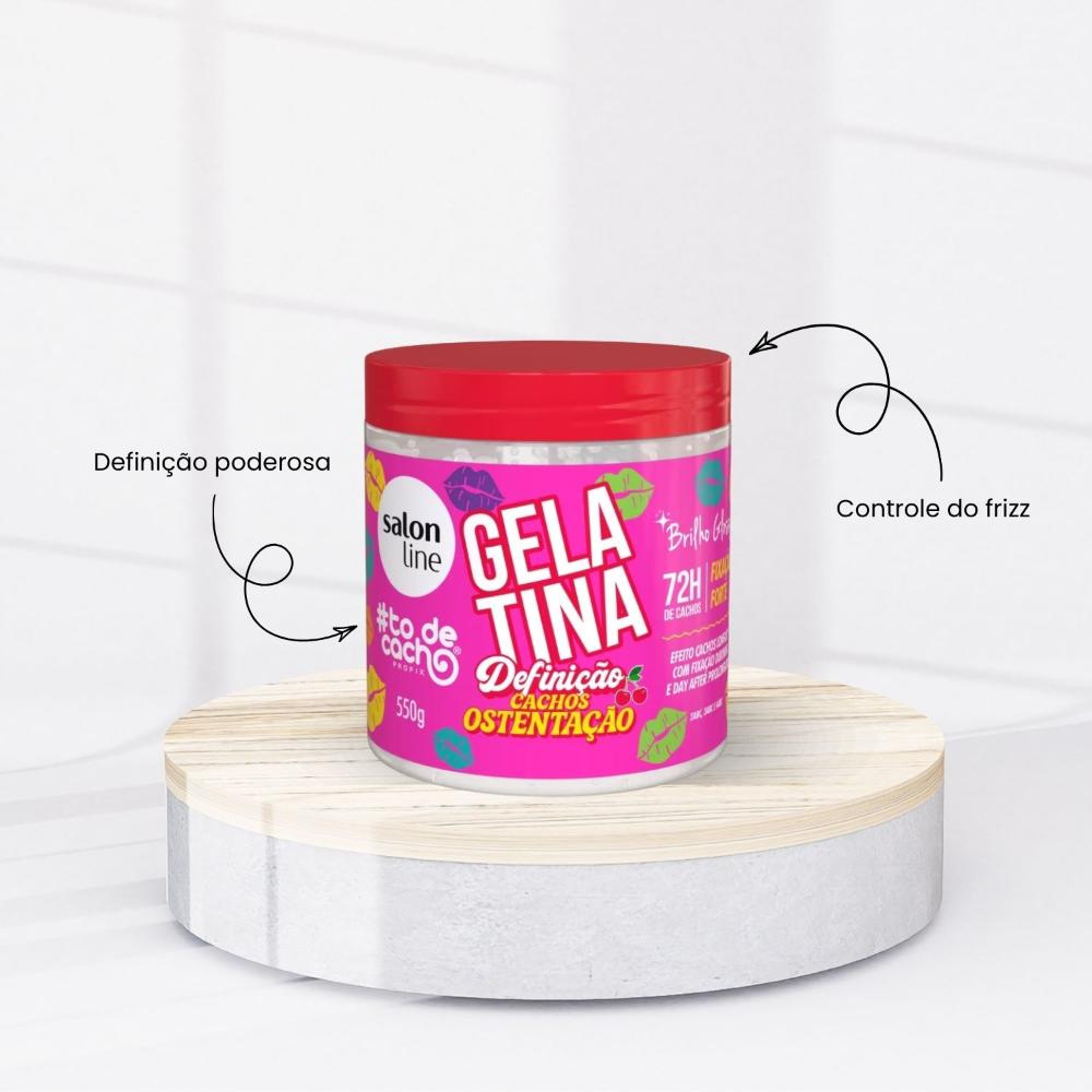 Salon Line - #TodeCacho Definição Ostentação - Gelatina Capilar - 550g — imagem 3 | Drogaria Taveira