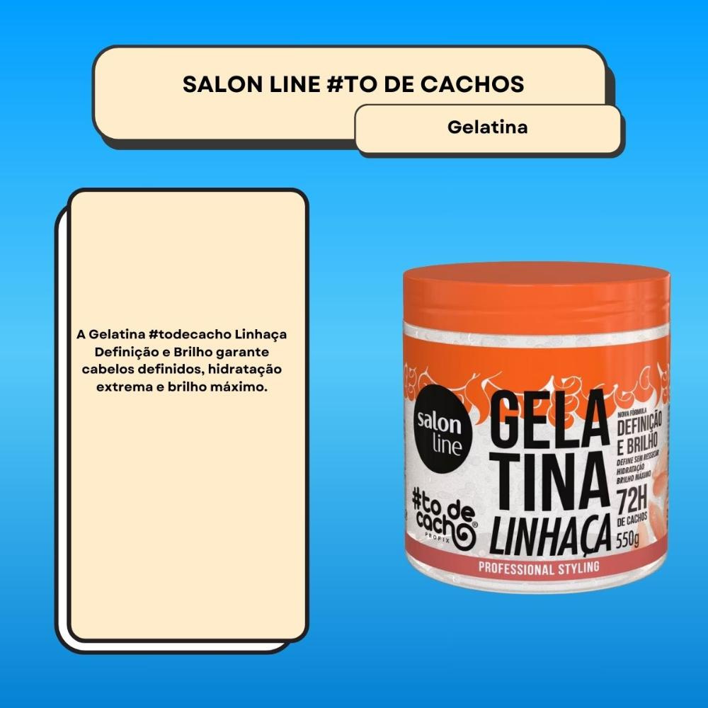 Salon Line #todecacho Gelatina Linhaça 550g — imagem 2 | Drogaria Taveira