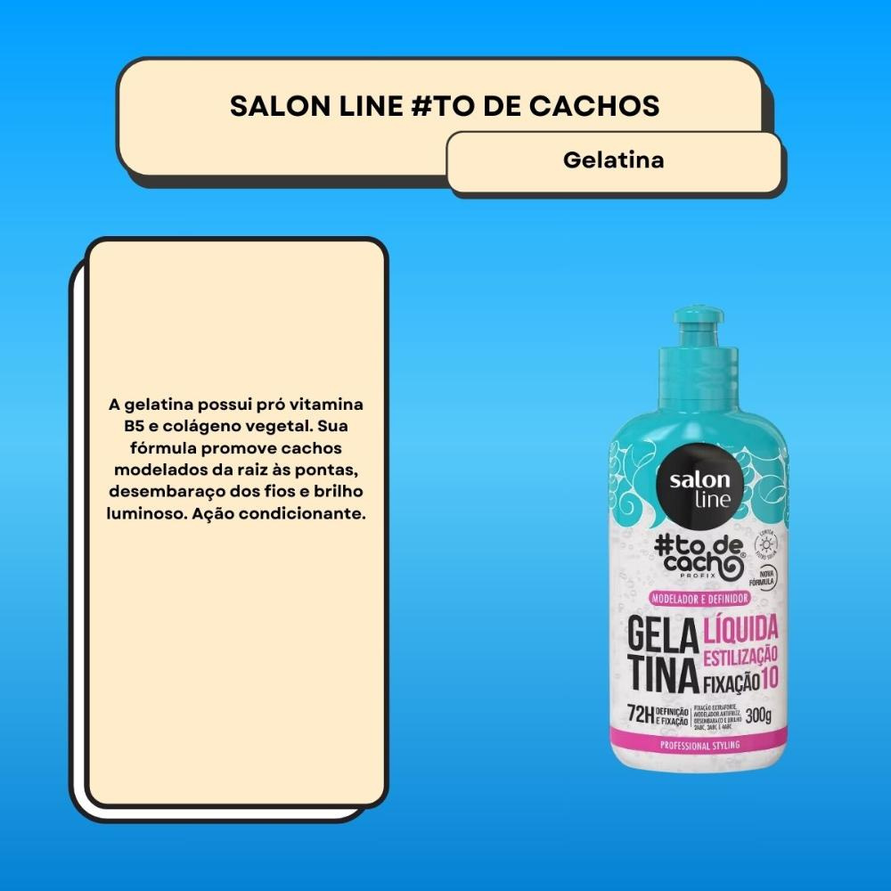 Salon Line #todecacho Gelatina Líquida Estilização 300g — imagem 2 | Drogaria Taveira