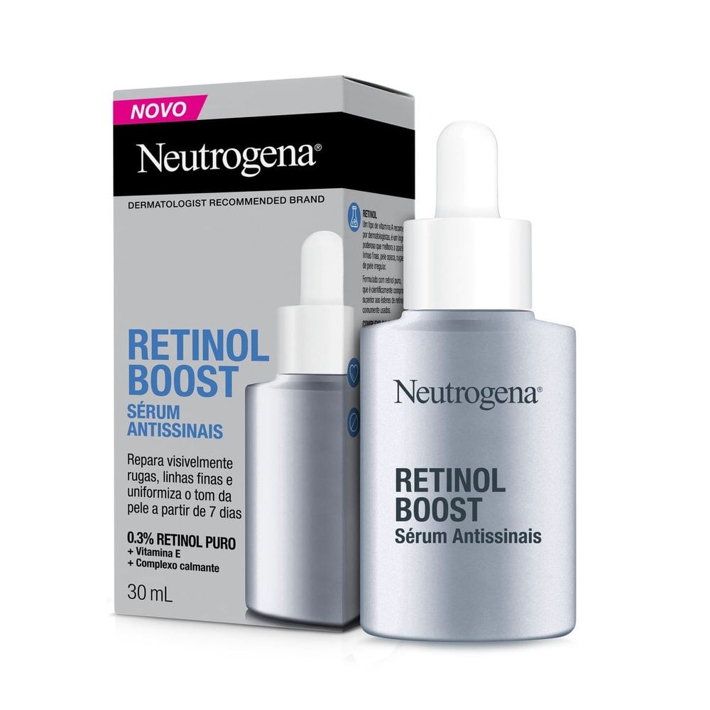 Sérum Antissinais Neutrogena Retinol Boost 30ml — imagem 4 | Drogaria Taveira