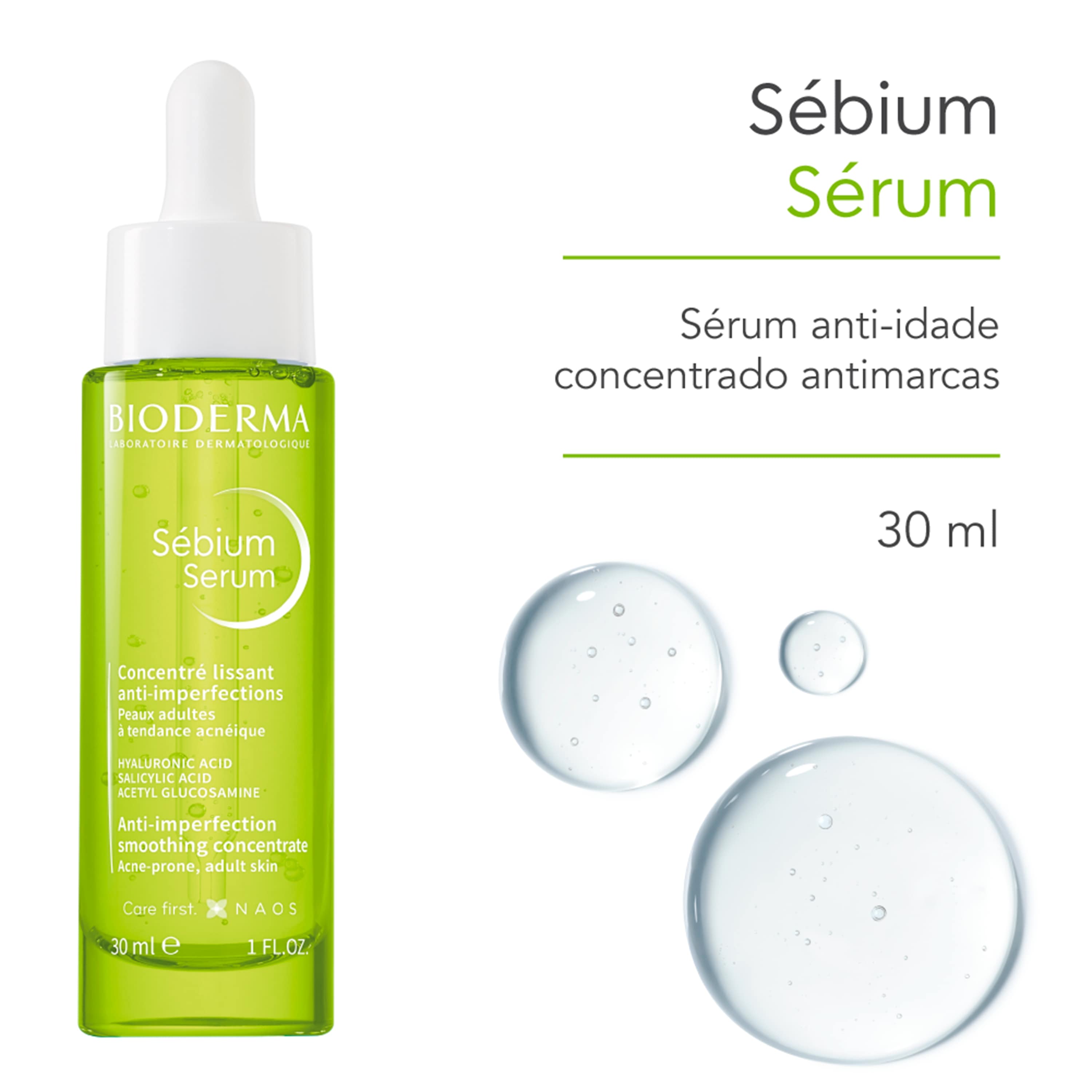 Sérum Bioderma Sébium Concentrado Anti-idade e Anti-marcas 30ml — imagem 2 | Drogaria Taveira