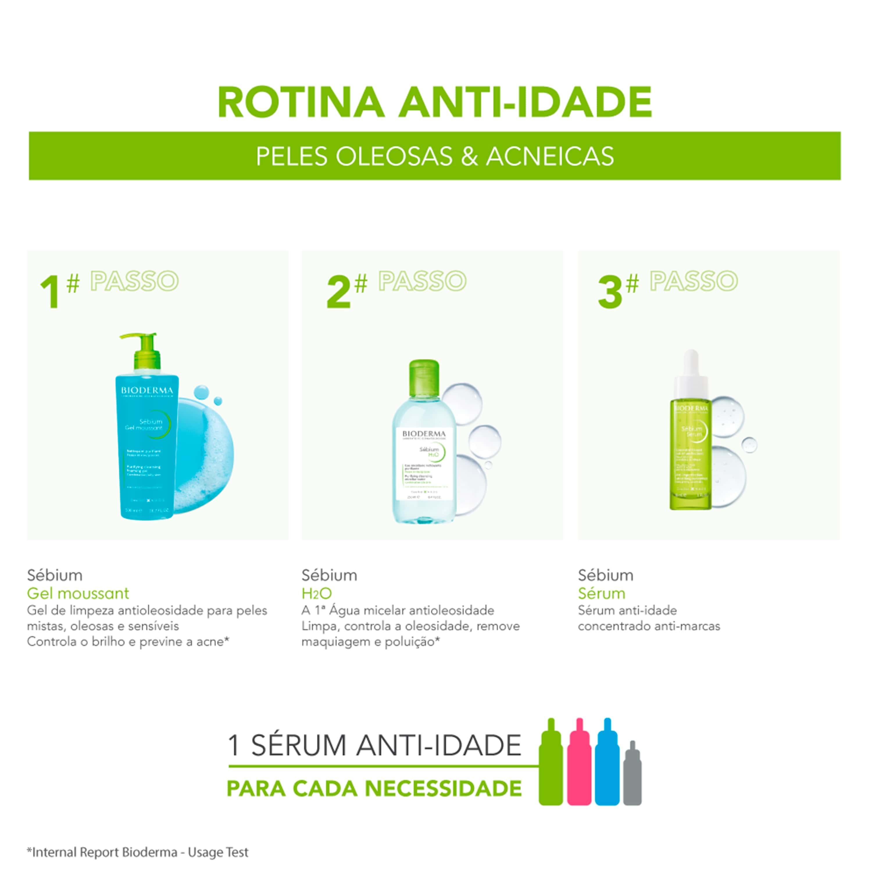 Sérum Bioderma Sébium Concentrado Anti-idade e Anti-marcas 30ml — imagem 3 | Drogaria Taveira