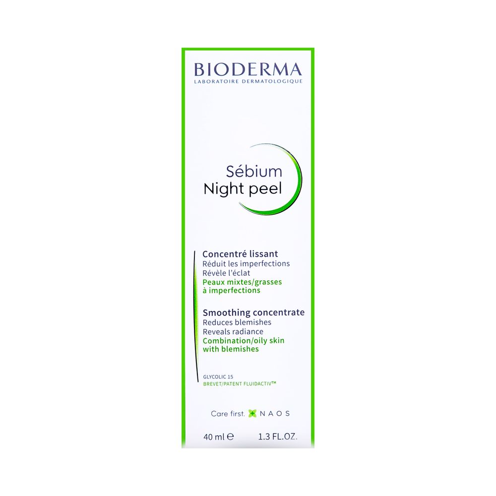Sérum Bioderma Sébium Night Peel Renovador Peles Oleosas e Acneicas 40ml — imagem 3 | Drogaria Taveira