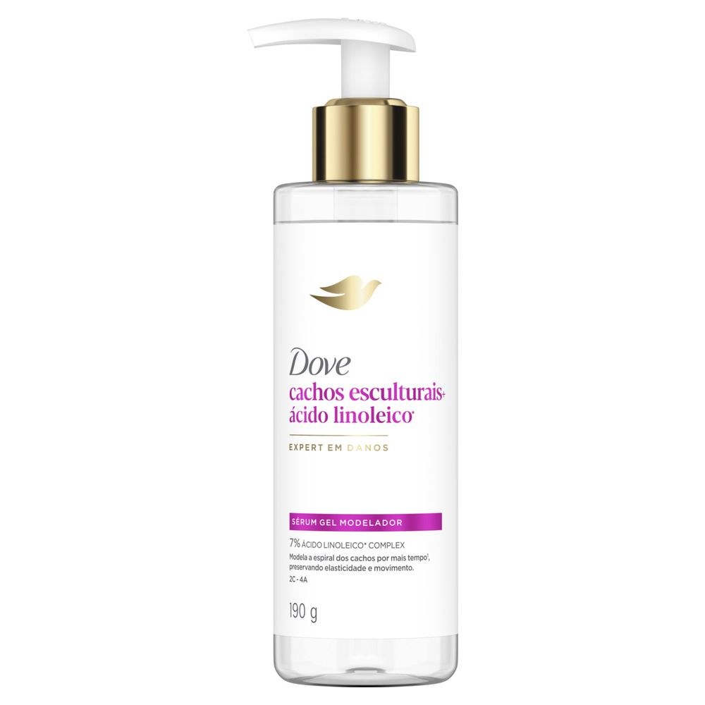 Sérum Capilar Modelador Dove Cachos Esculturais + Ácido Linoleico 190g — imagem 2 | Drogaria Taveira