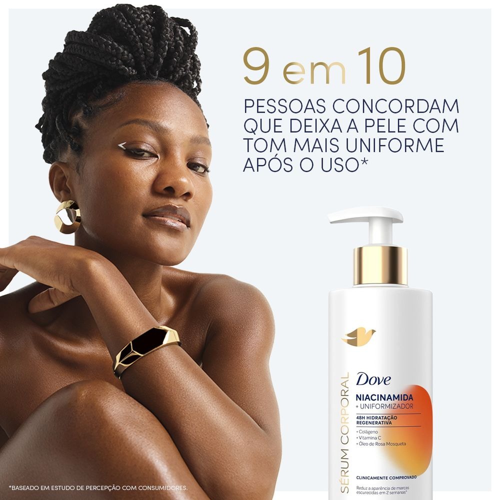 Sérum Corporal Dove com Niacinamida Uniformizador 380ml — imagem 3 | Drogaria Taveira