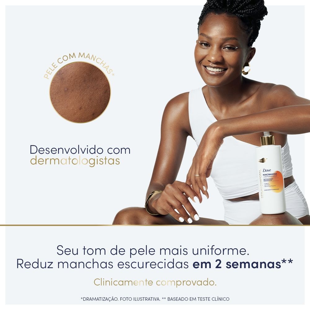 Sérum Corporal Dove com Niacinamida Uniformizador 380ml — imagem 4 | Drogaria Taveira