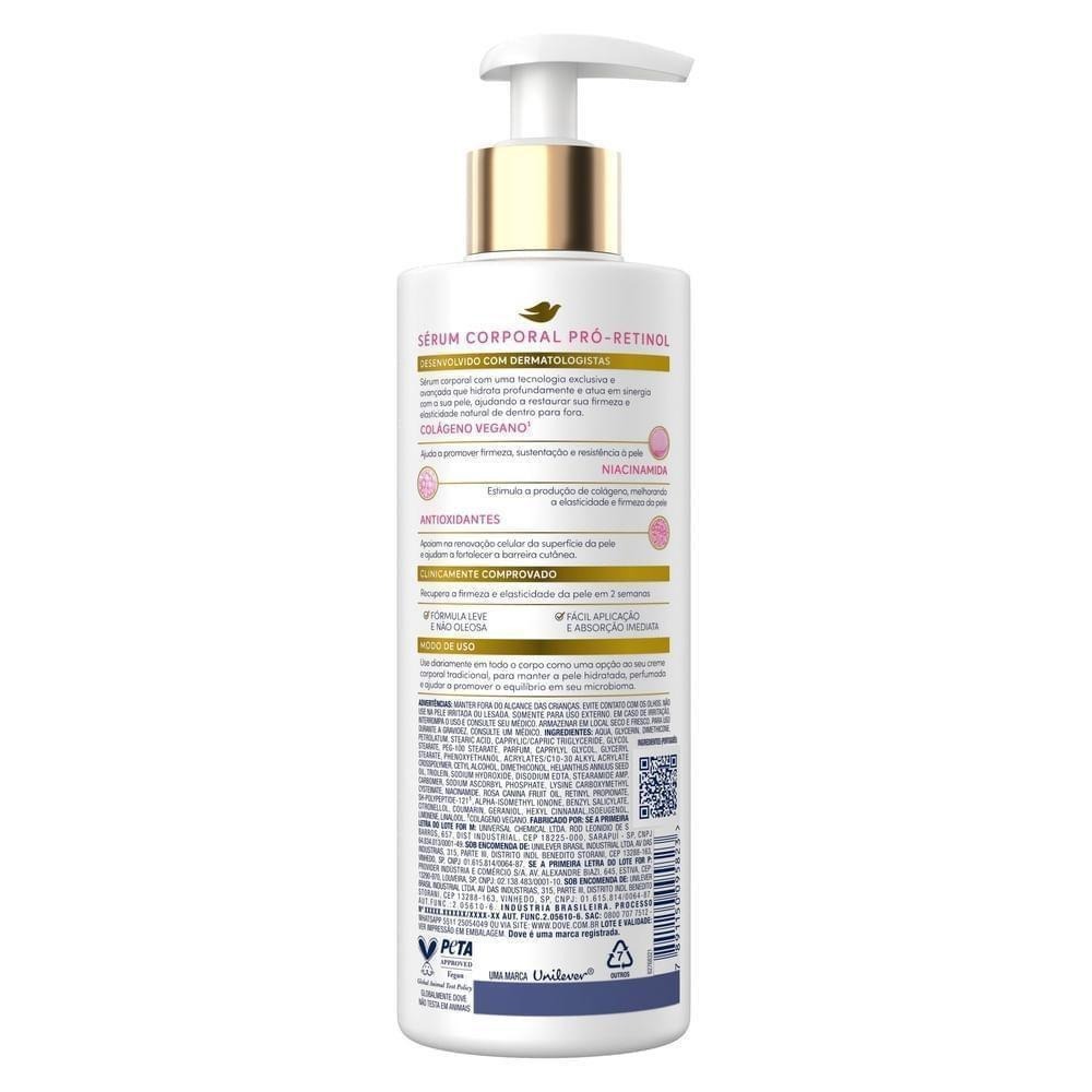 Sérum Corporal Dove Pró-Retinol Firmador 380ml — imagem 3 | Drogaria Taveira