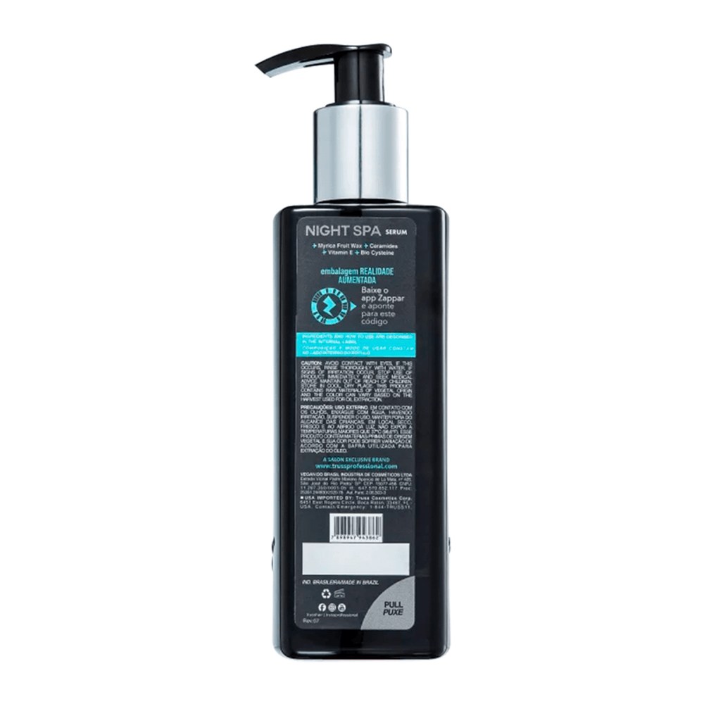 Sérum de Reconstrução Night Spa Truss 250ml — imagem 2 | Drogaria Taveira