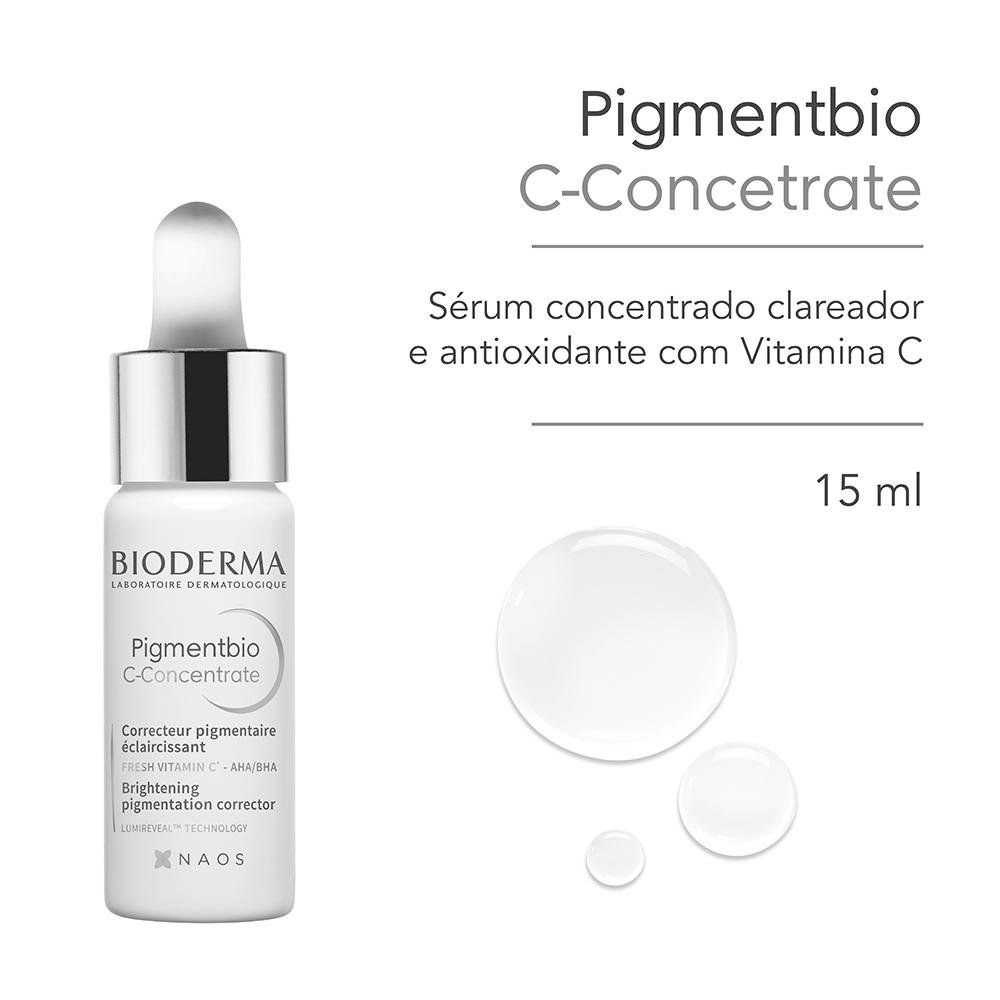 Sérum Facial Bioderma Pigmentbio C-Concentrate Clareador e Antioxidante 15ml — imagem 2 | Drogaria Taveira