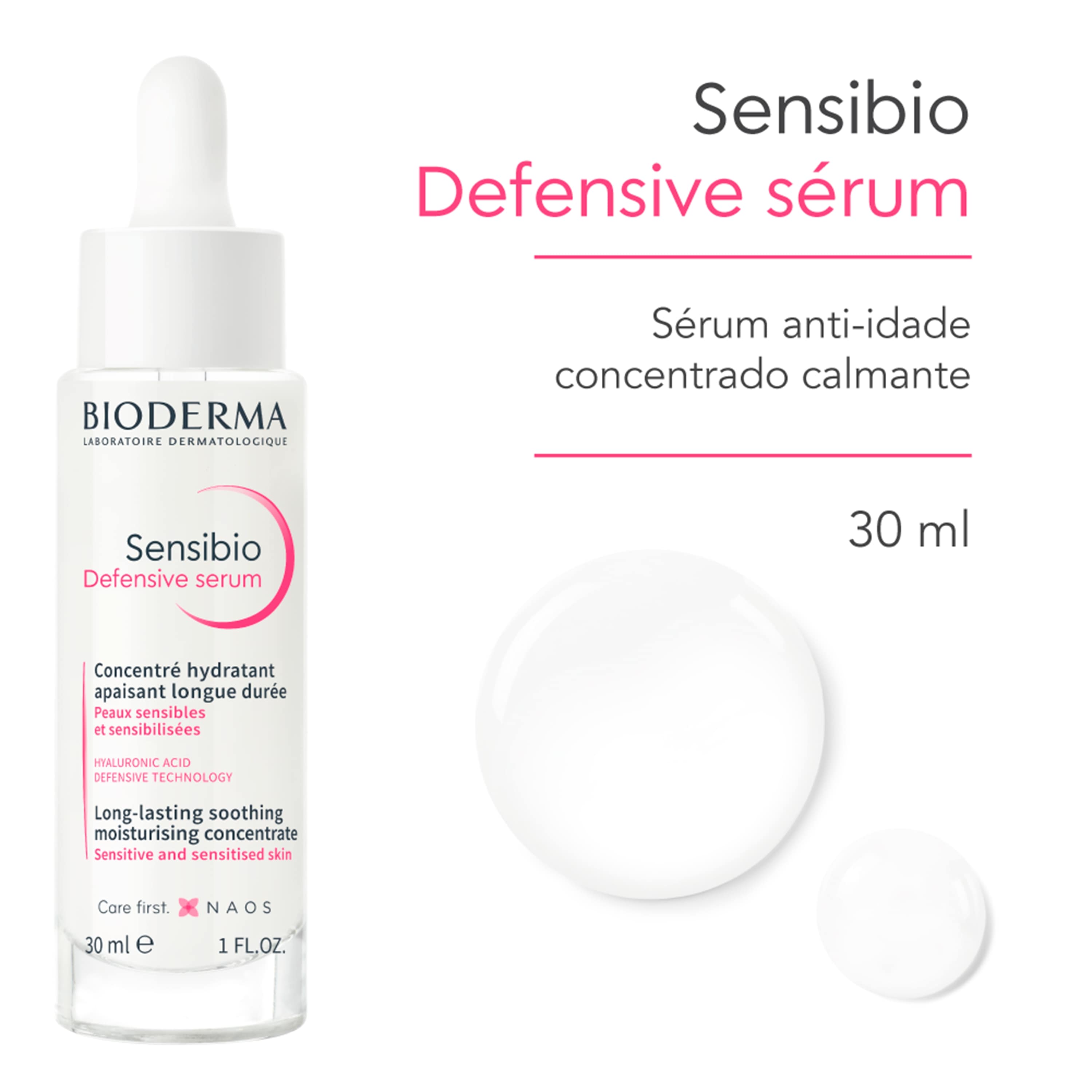 Sérum Facial Bioderma Sensibio Defensive Calmante Anti Idade 30ml — imagem 2 | Drogaria Taveira