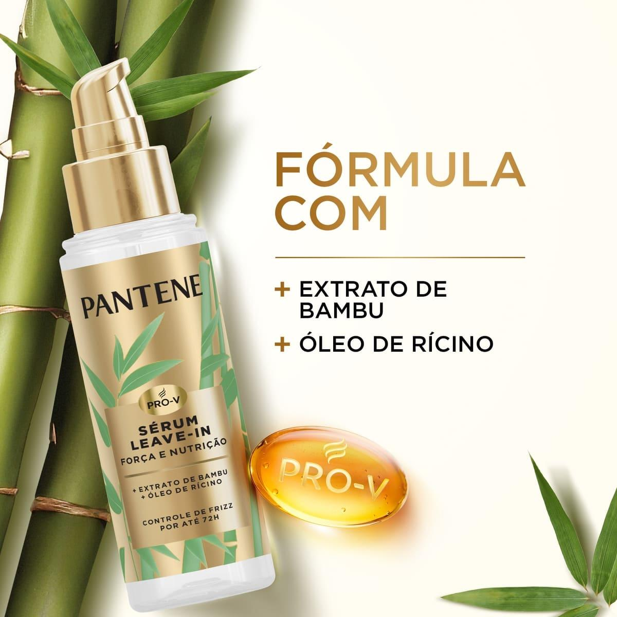 Sérum Finalizador Pantene Leave-In Força E Nutrição Bambu 95ml — imagem 3 | Drogaria Taveira
