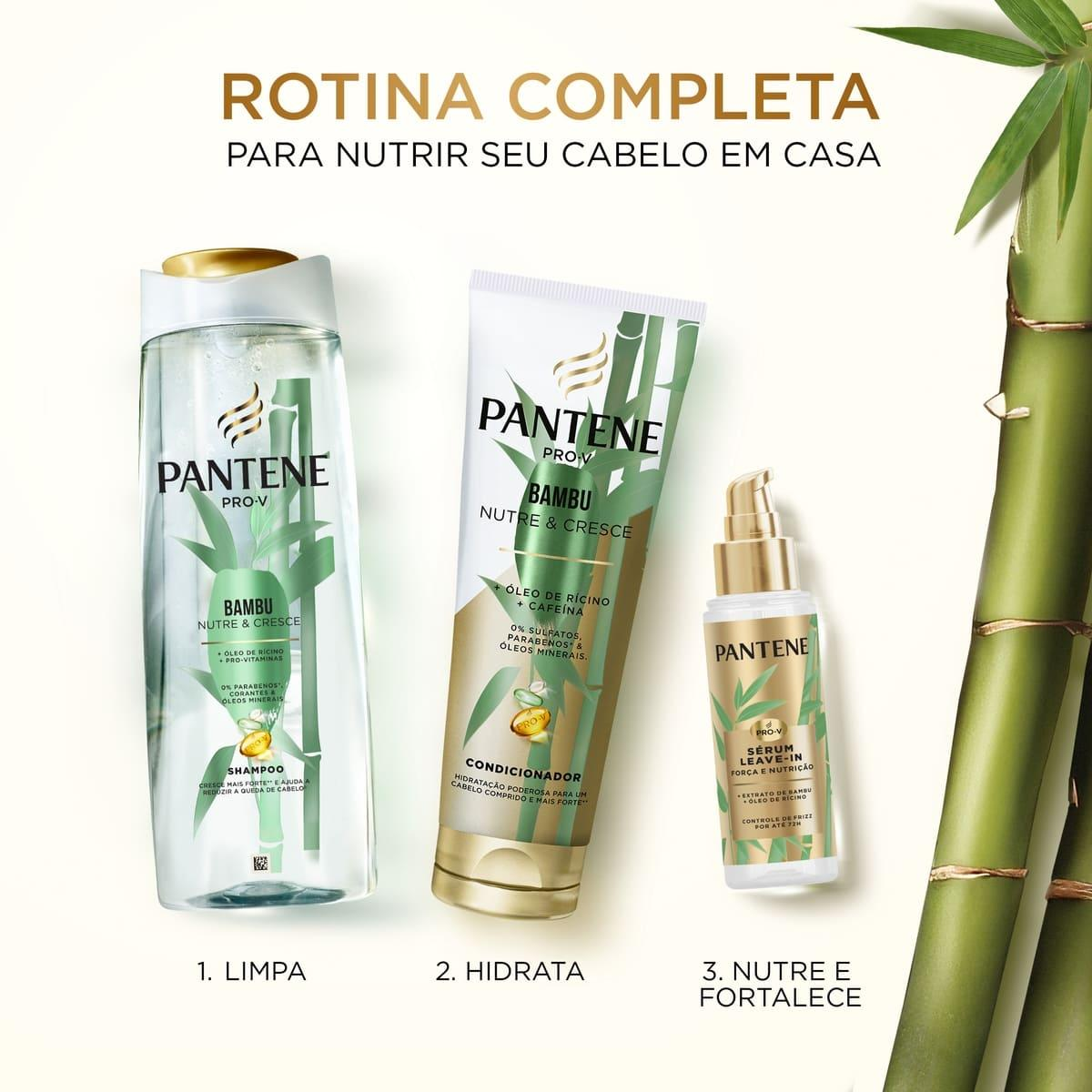 Sérum Finalizador Pantene Leave-In Força E Nutrição Bambu 95ml — imagem 4 | Drogaria Taveira