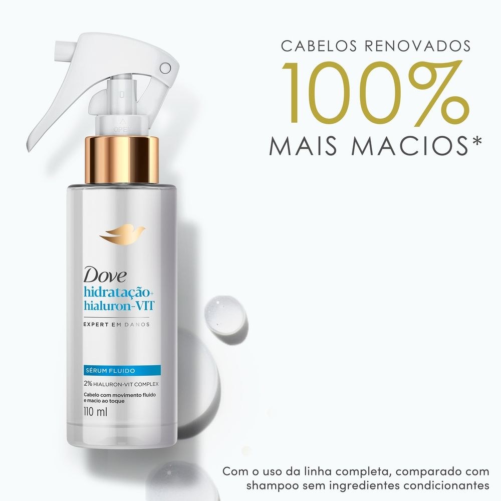 Sérum Fluido Dove Hidratação + Hialuron-VIT Spray 110ml — imagem 4 | Drogaria Taveira