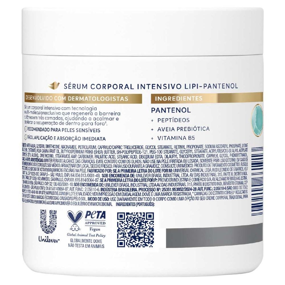 Sérum Intensivo Dove 10% Lipi-Pantenol 450g — imagem 2 | Drogaria Taveira