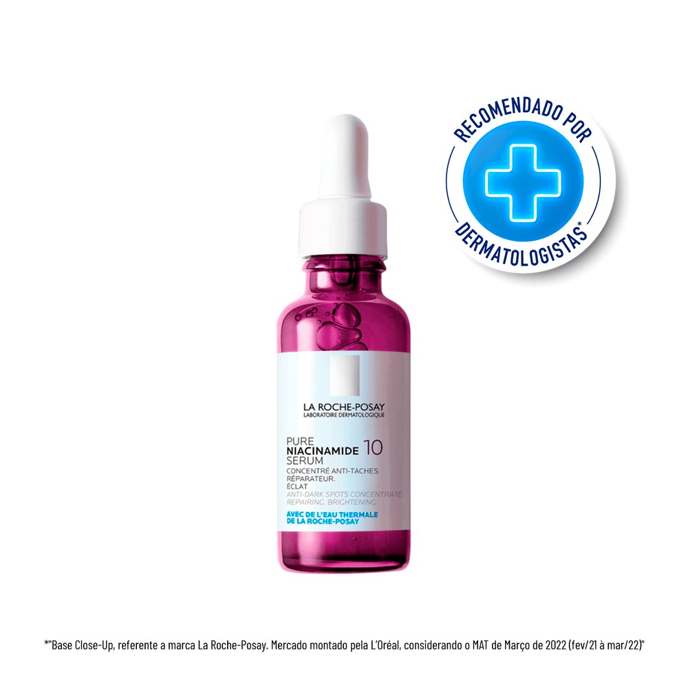 Sérum La Roche-Posay Pure Niacinamide 10 Antimarcas com Ácido Hialurônico 30ml — imagem 2 | Drogaria Taveira