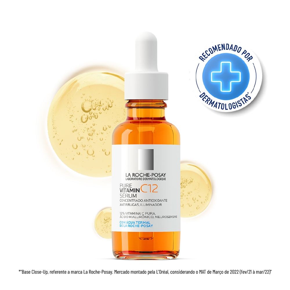 Sérum La Roche-Posay Pure Vitamin C12 Antirrugas Oil Control 30ml — imagem 4 | Drogaria Taveira