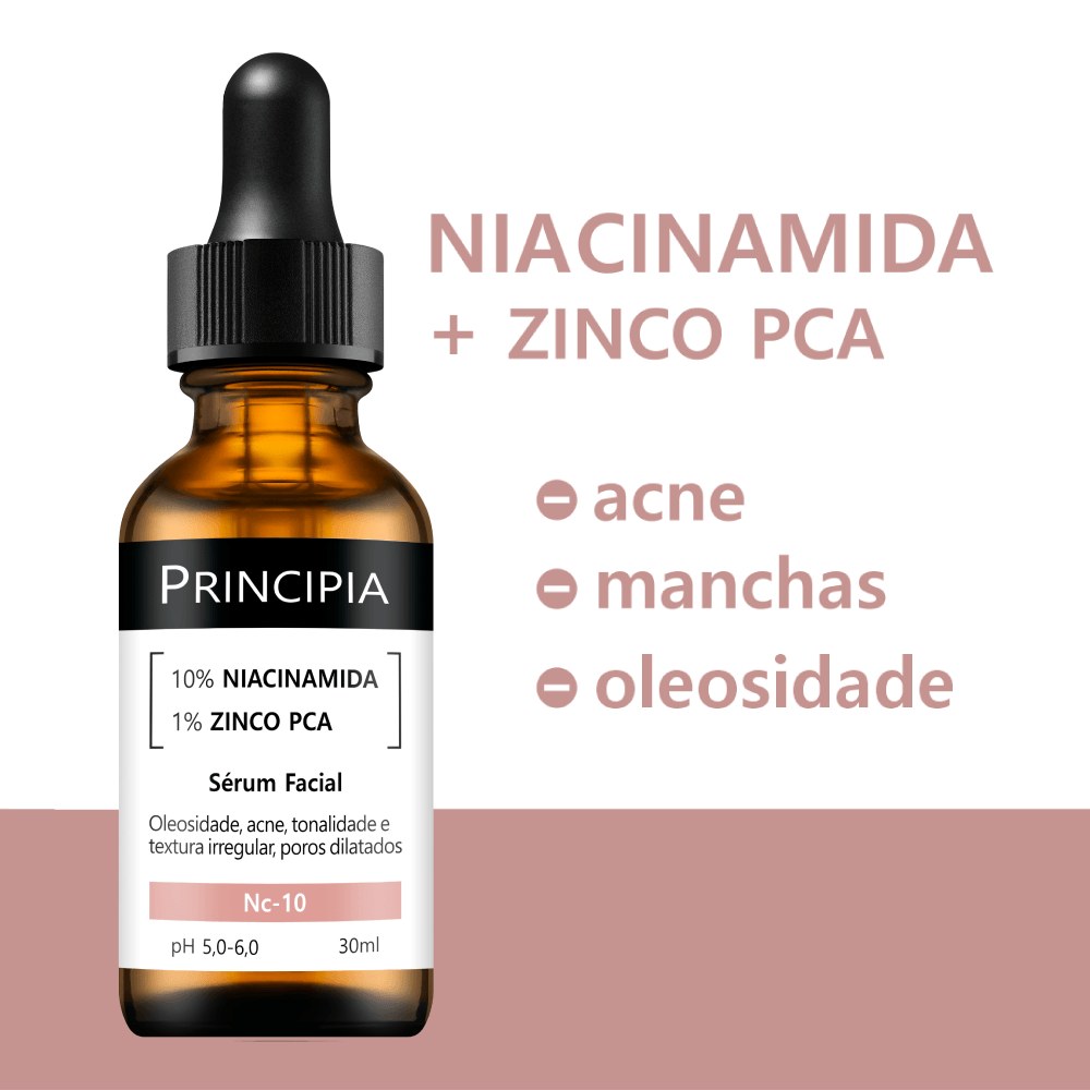 Sérum Principia NC-10 com 10% Niacinamida e 1% Zinco 30ml — imagem 4 | Drogaria Taveira