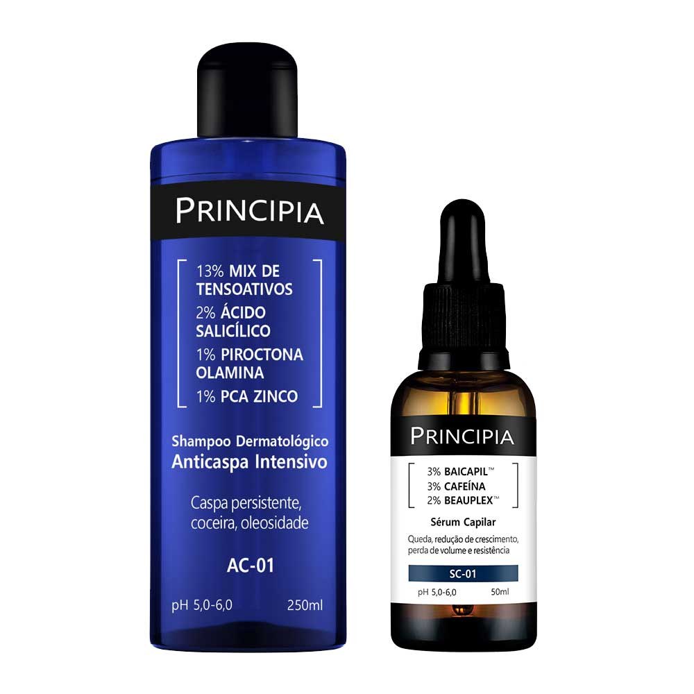 Shampoo Anticaspa Principia AC-01 Dermatológico 250ml — imagem 4 | Drogaria Taveira