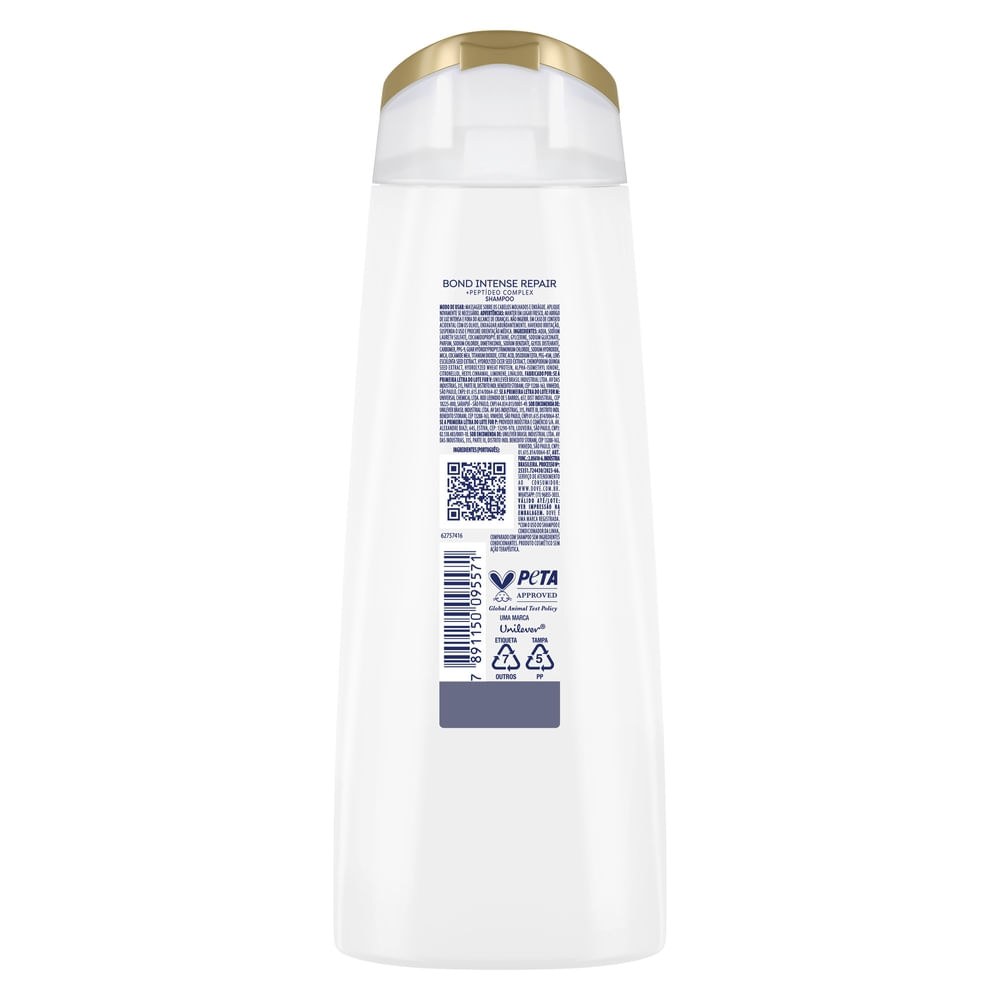 Shampoo Dove Bond Repair + Peptídeo 175ml — imagem 3 | Drogaria Taveira