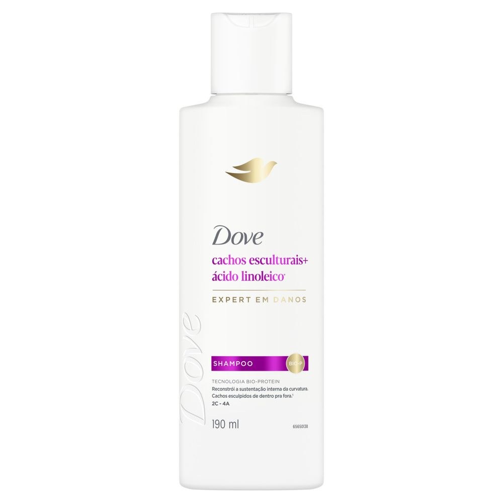 Shampoo Dove Cachos Esculturais + Ácido Linoleico 190ml — imagem 2 | Drogaria Taveira