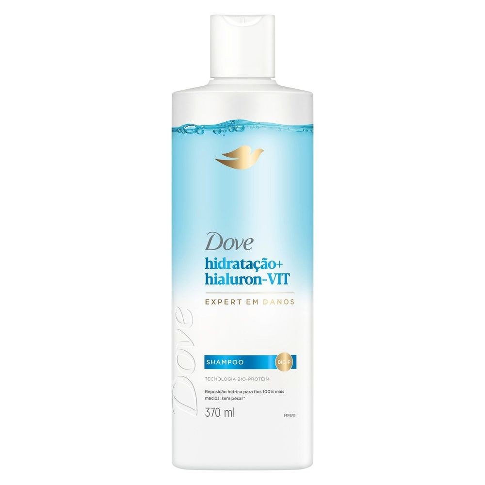Shampoo Dove Hidratação + Hialuron-Vit 370ml — imagem 2 | Drogaria Taveira