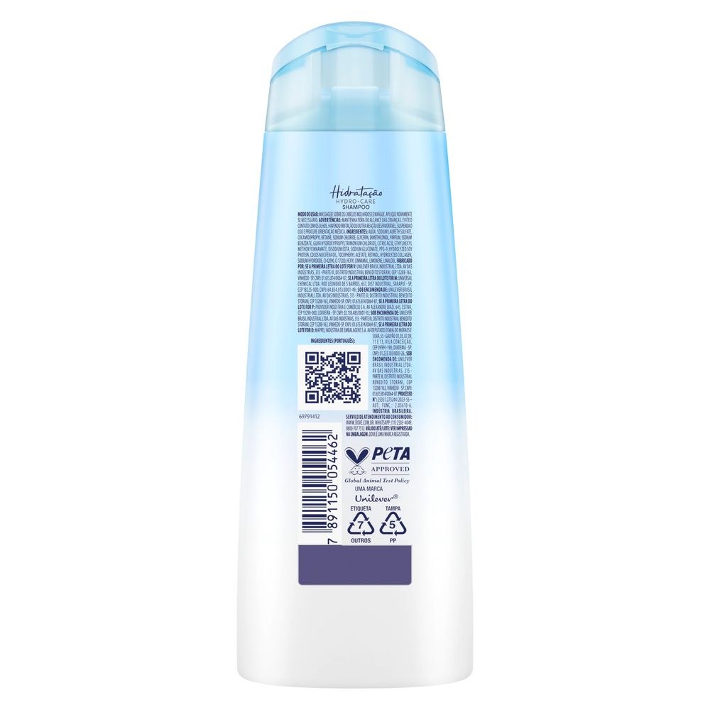 Shampoo Dove Hidratação + Vitamina A & E 200ml — imagem 3 | Drogaria Taveira