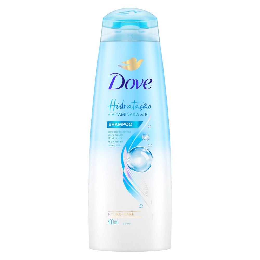 Shampoo Dove Hidratação + Vitamina A & E 400ml — imagem 2 | Drogaria Taveira
